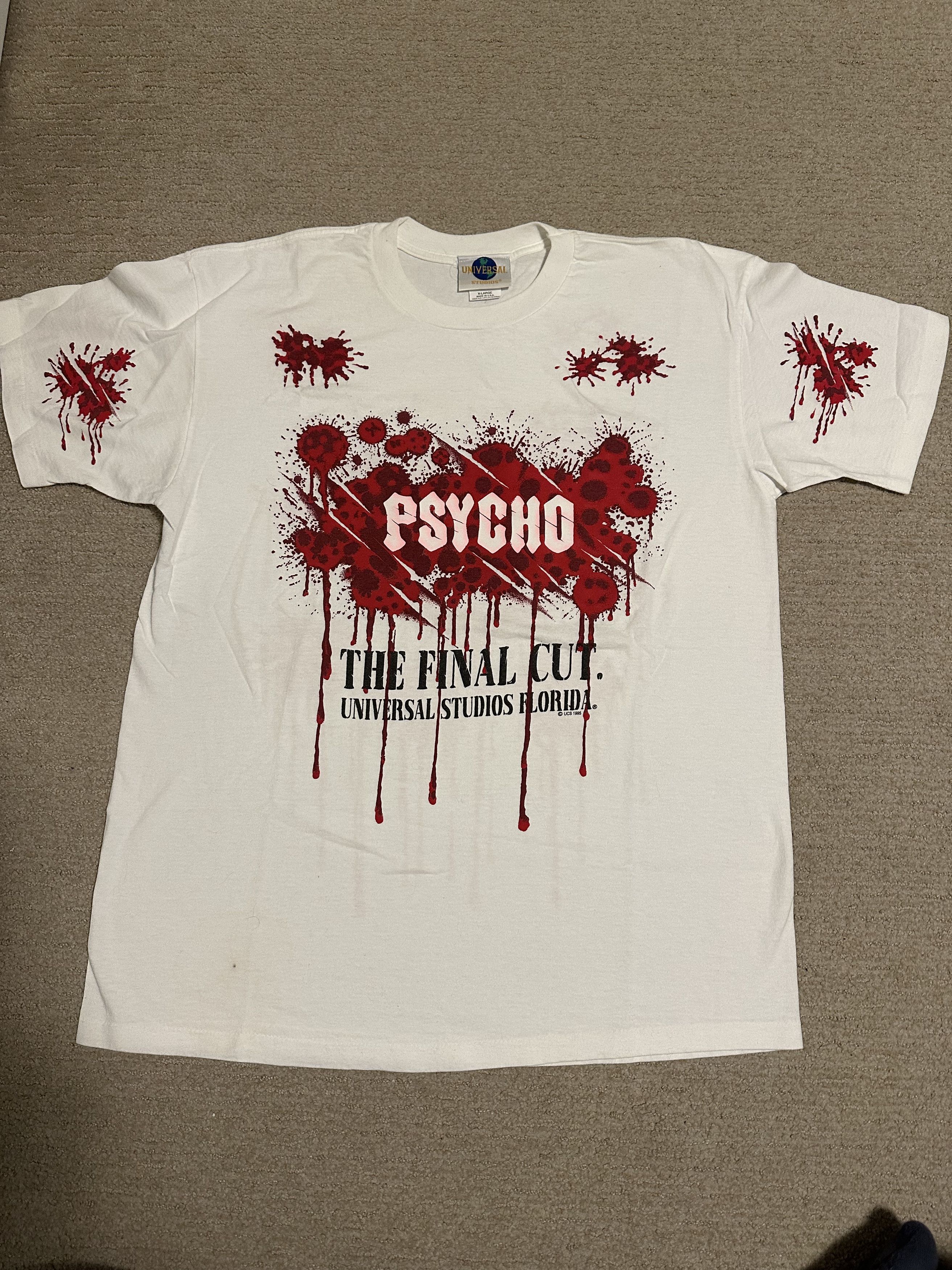 Vintage Psycho Vintage T Shirt - Universal Tag Size US XL / EU 56 / 4 - 1 Thumbnail