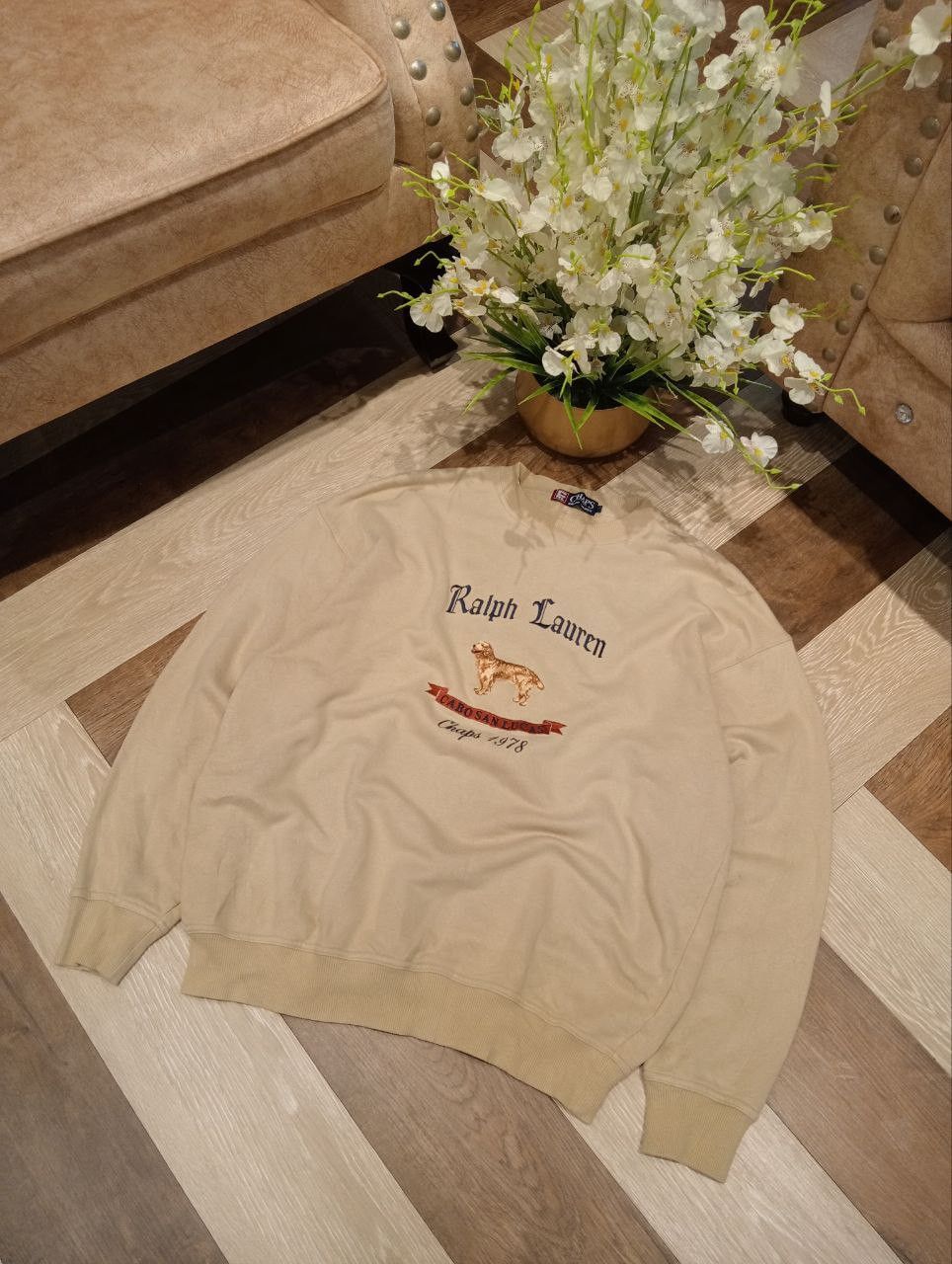 Chaps Ralph Lauren VINTAGE RALPH LAUREN CABO SAN LUCAS SWEATSHIRT - SIZE L Size US L / EU 52-54 / 3 - 2 Thumbnail