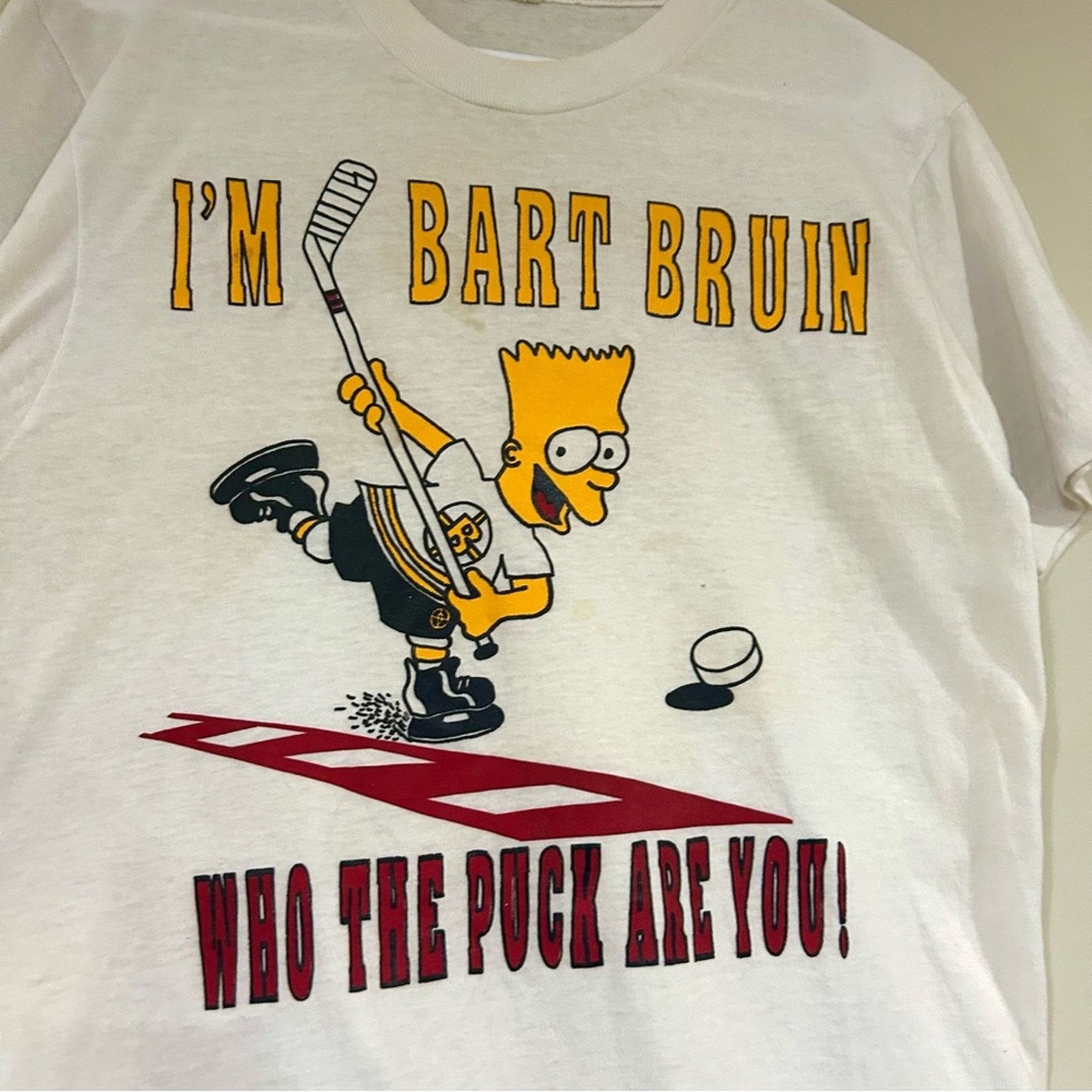 Other Vintage Boston Bruins Bart Simpson Shirt Size US S / EU 44-46 / 1 - 2 Thumbnail