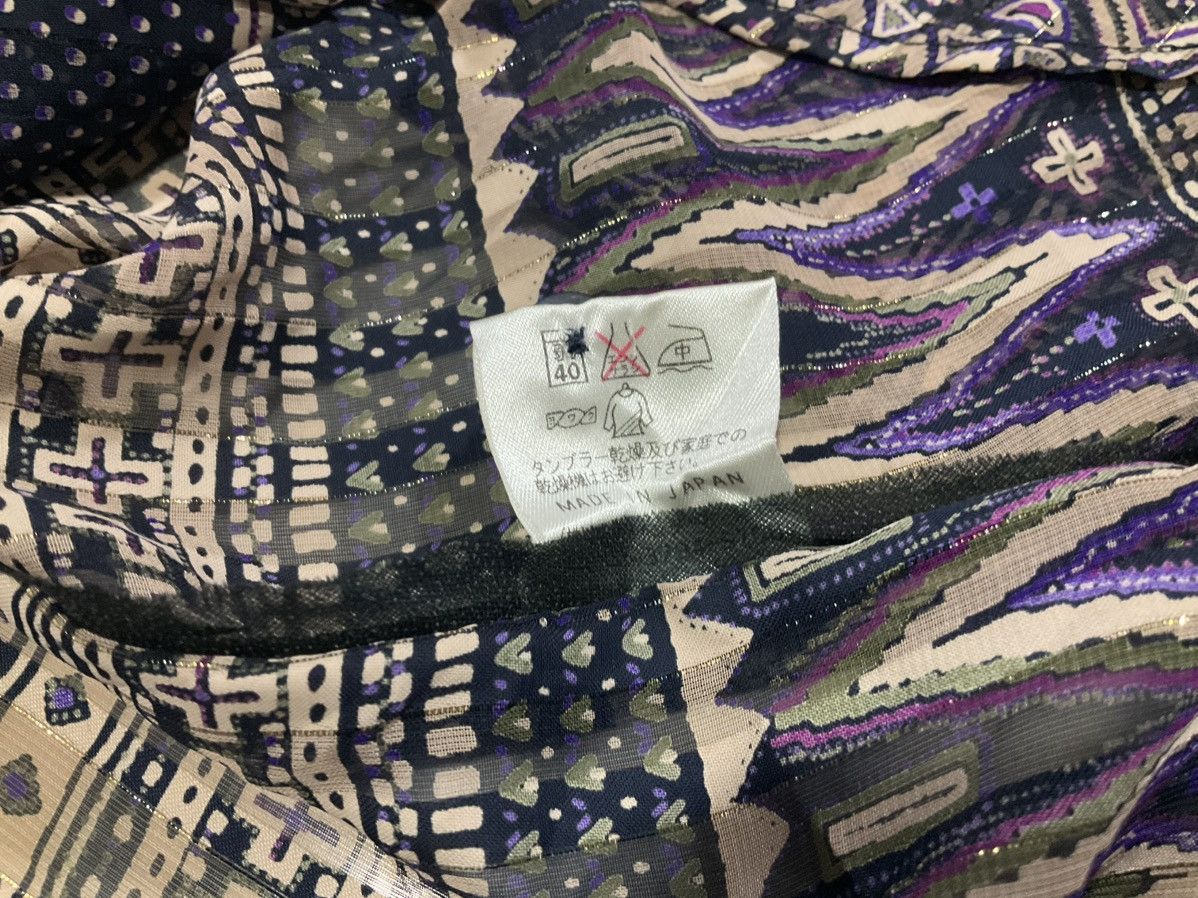 If Six Was Nine × Japanese Brand × Tornado Mart 🔥Y2K Archived Tornado Mart Rayon Shirt Cross Overprinted Size US M / EU 48-50 / 2 - 8 Thumbnail