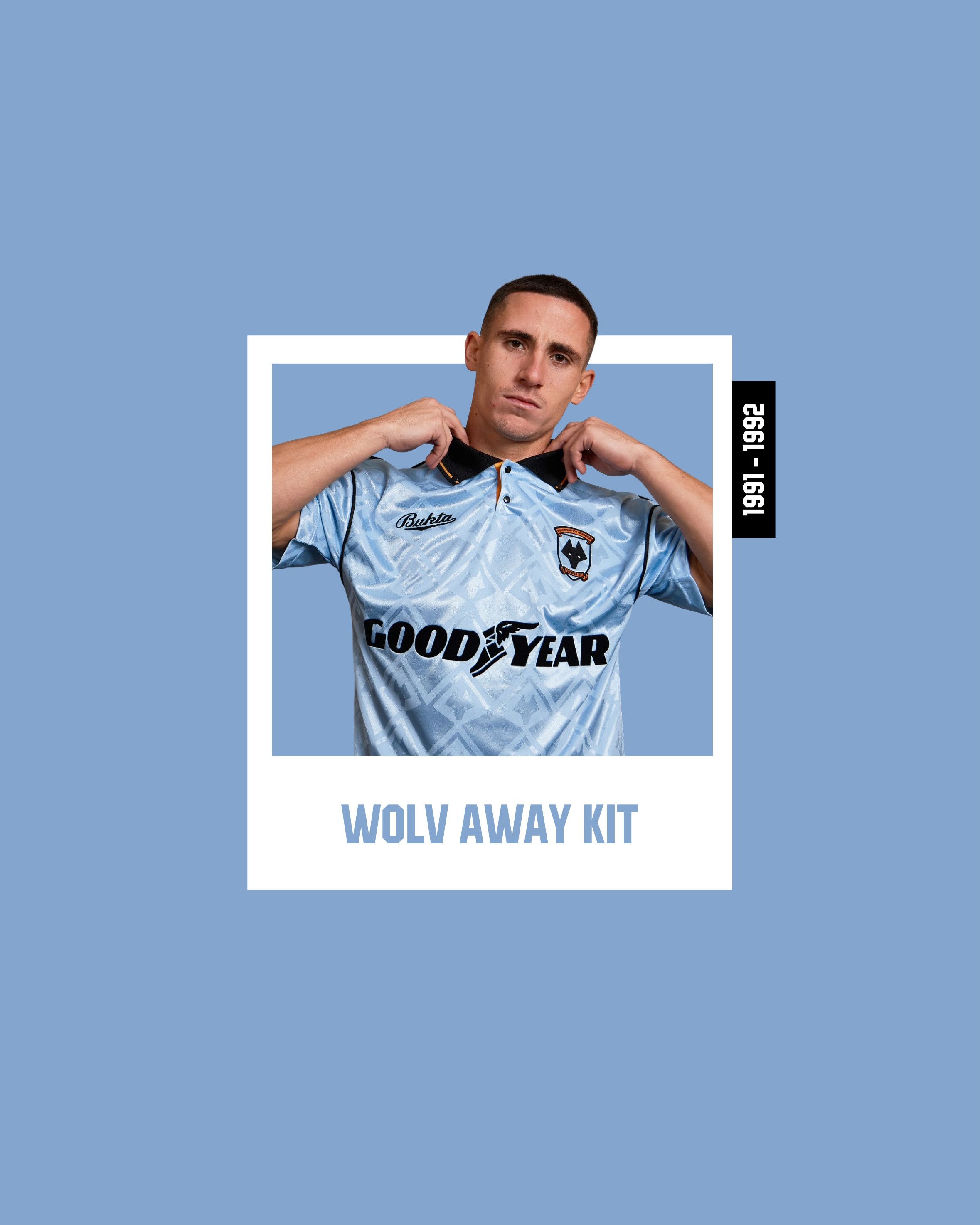 Other Wolverhampton Wanderers Away Kit 1991 1992 Size US L / EU 52-54 / 3 - 7 Thumbnail