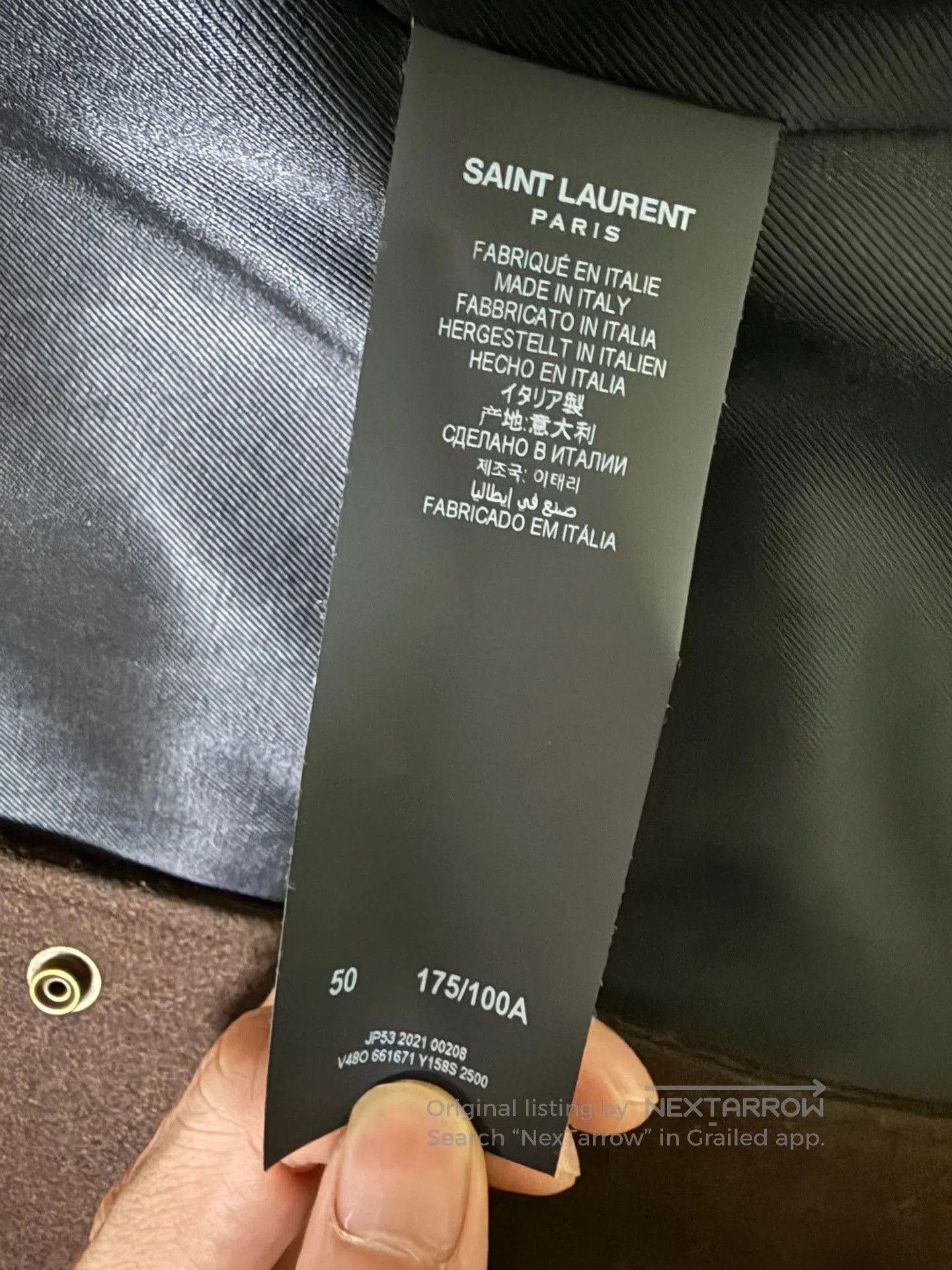 Saint Laurent Paris Saint Laurent FW21 Wool Cashmere Jacket. Size US M / EU 48-50 / 2 - 5 Thumbnail