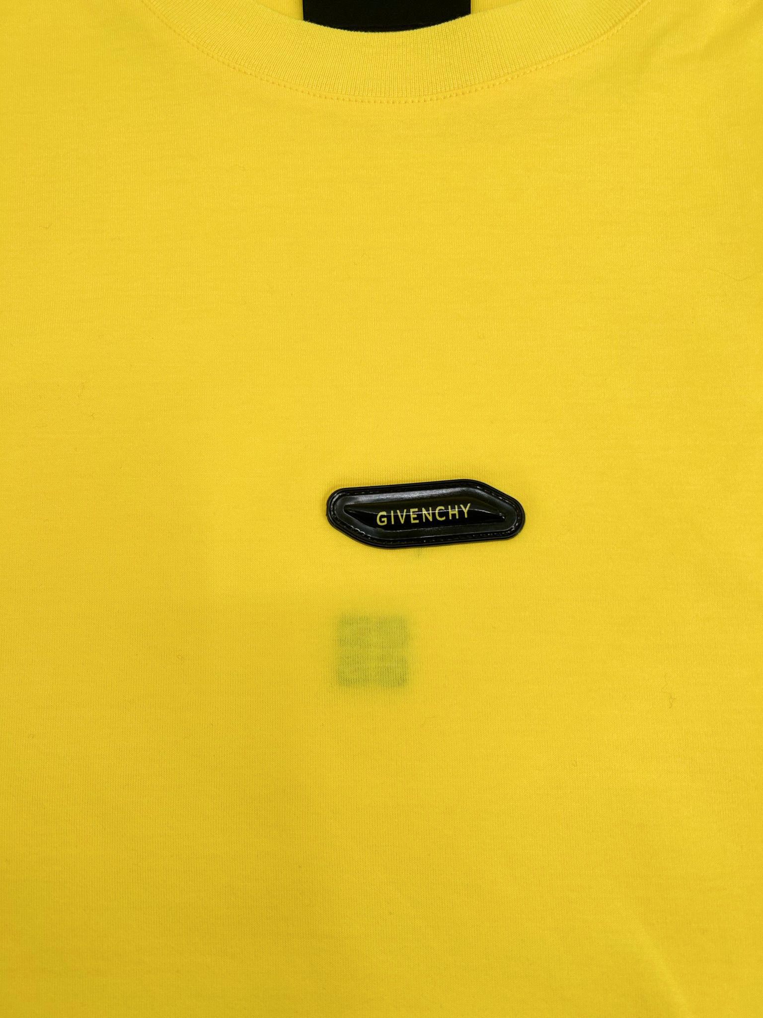 Givenchy Givenchy Yellow TK-MX Jersey T-Shirt 3XL Size US XXL / EU 58 / 5 - 2 Thumbnail