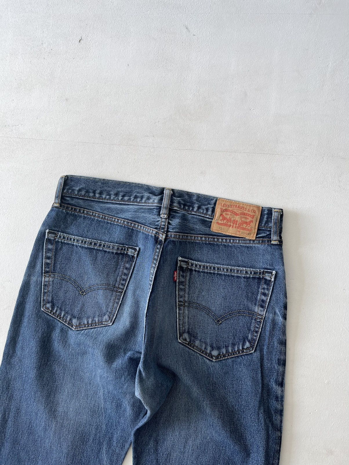 Levi's Vintage Levi’s 751 classic jeans perfect regular fit Y2K 90s Size US 33 - 3 Thumbnail