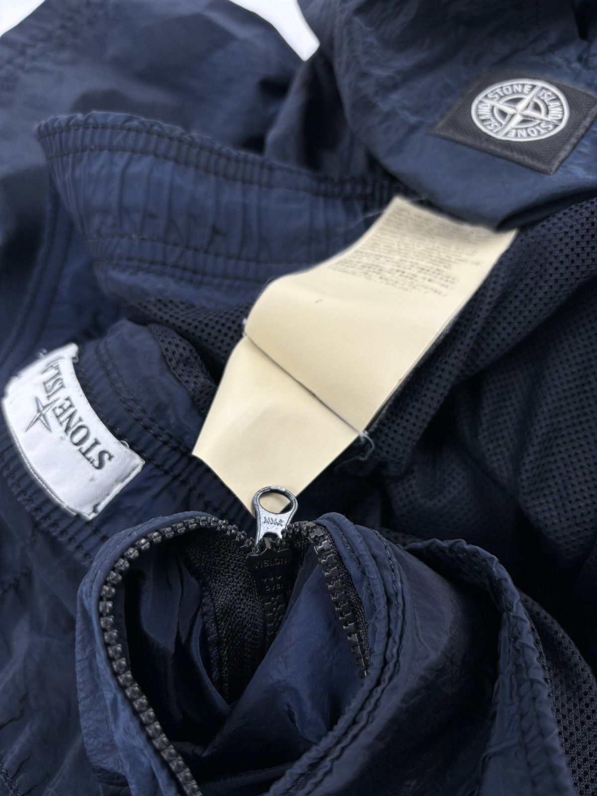 Stone Island Shadow Project SS17 Massimo Osti Nylon Metal Dark Navy Swim Trunk Lined Shorts Baggies Size US 37 - 16 Thumbnail