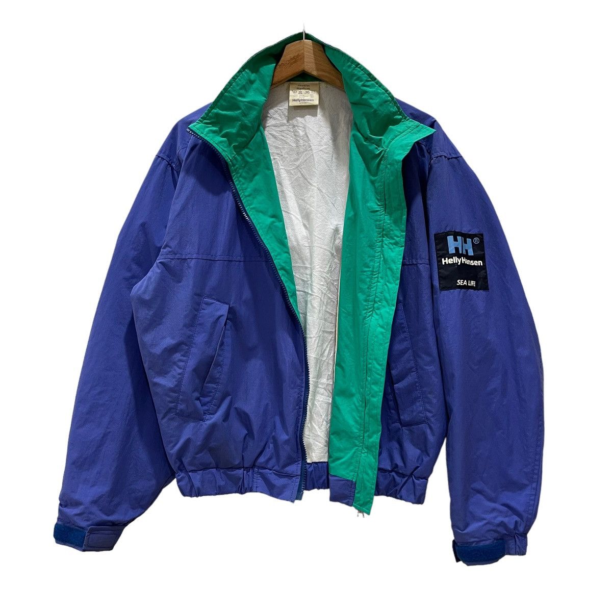 Helly Hansen × Vintage Vintage 90s Helly Hansen Norway Sea Life Zipper Jacket Size US M / EU 48-50 / 2 - 7 Thumbnail