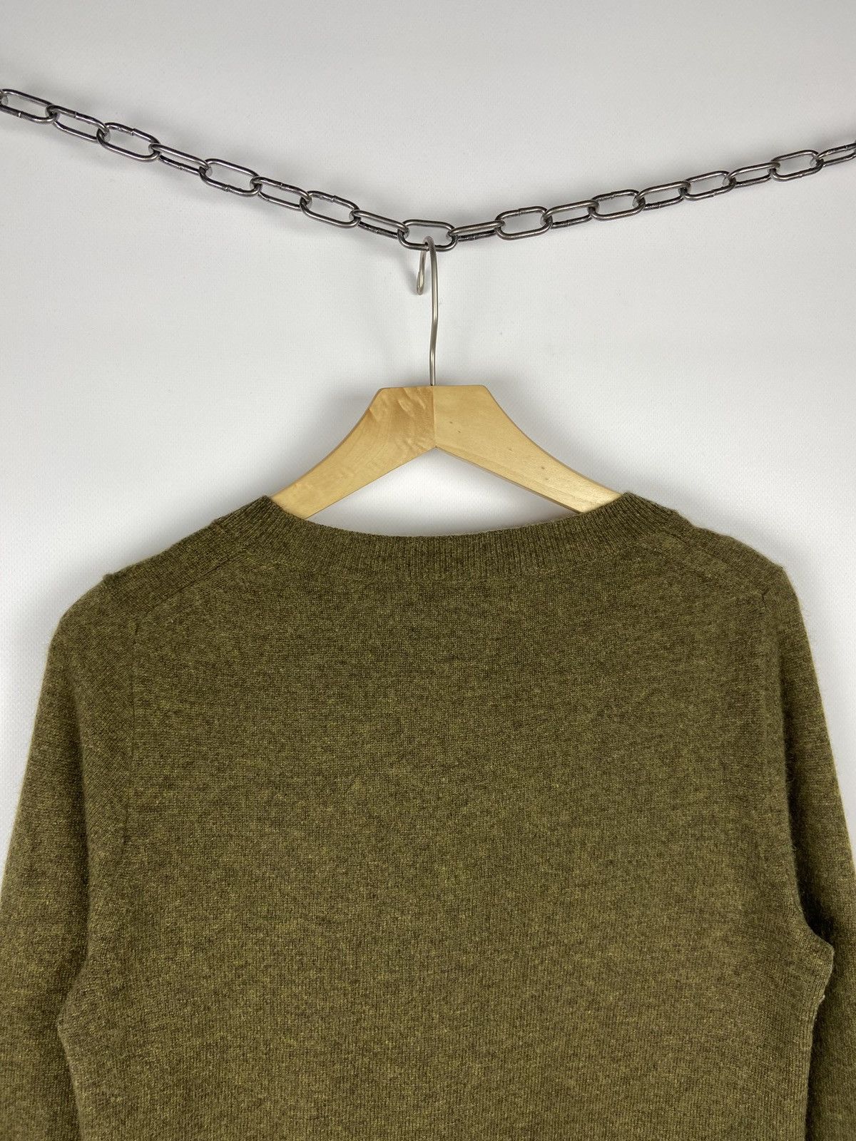 J.Crew J. Crew Pure Cashmere Sweater Size S Dark Green Luxury Brand Size S / US 4 / IT 40 - 8 Thumbnail