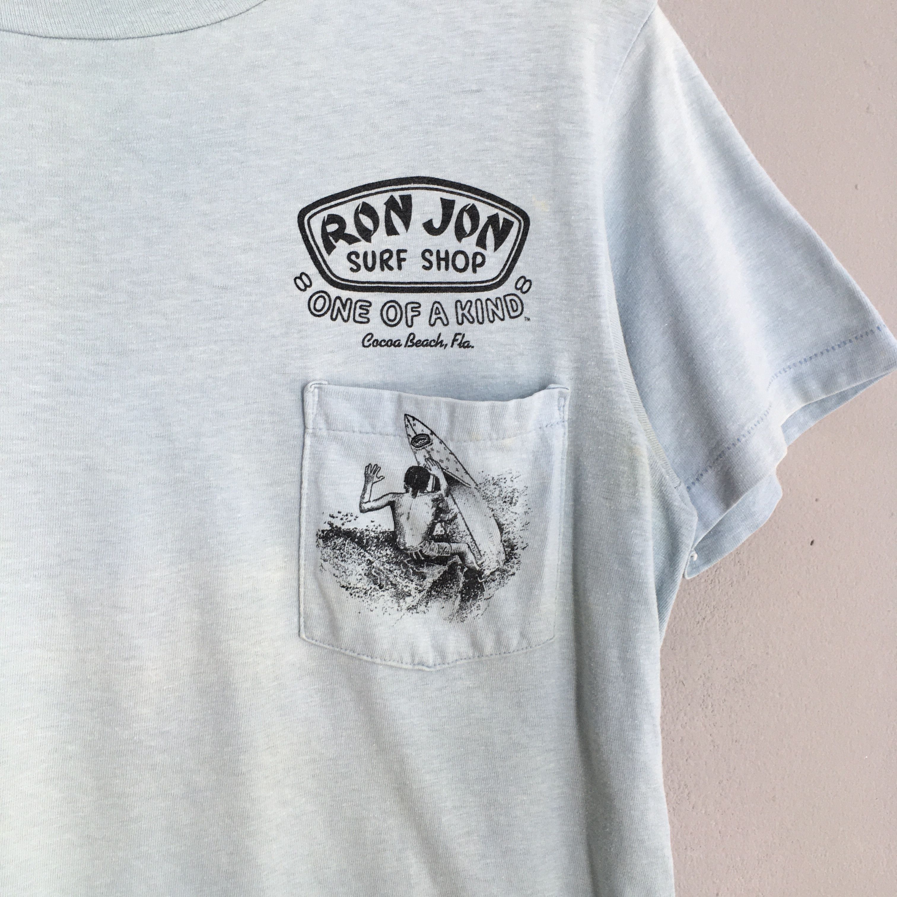Hanes × Ron Jon Surf Shop Vintage 1980s Ron Jon Surf Shop Surfing Tshirt Medium Size US M / EU 48-50 / 2 - 5 Thumbnail