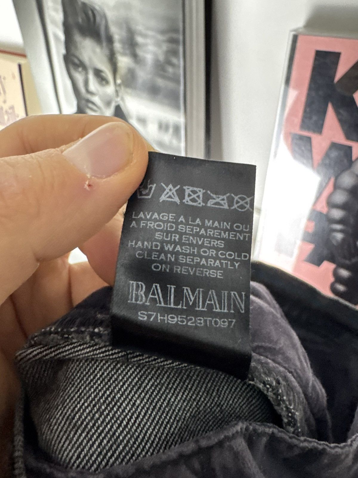 Balmain Balmain Black Biker Denim Pants Streetwear Skinny jeans Size US 32 / EU 48 - 7 Thumbnail
