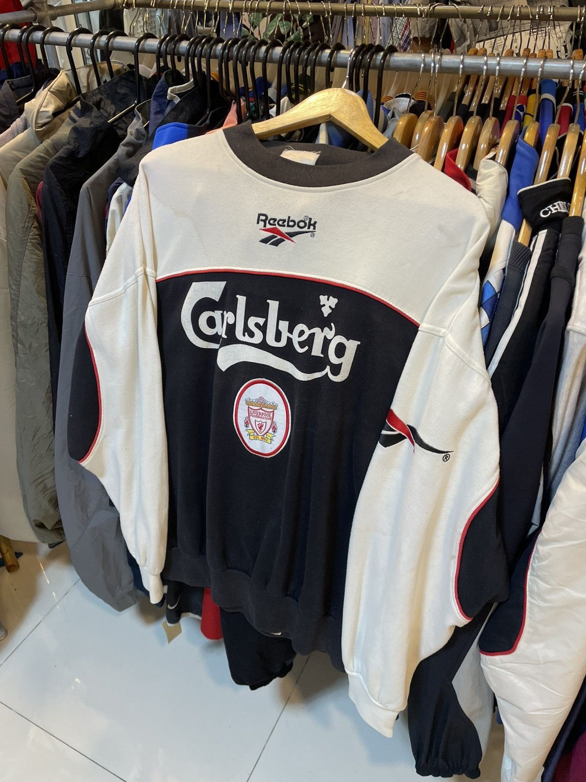 Reebok Grail Vintage 1992 Liverpool FC Crewneck Sweatshirt Size US L / EU 52-54 / 3 - 1 Thumbnail
