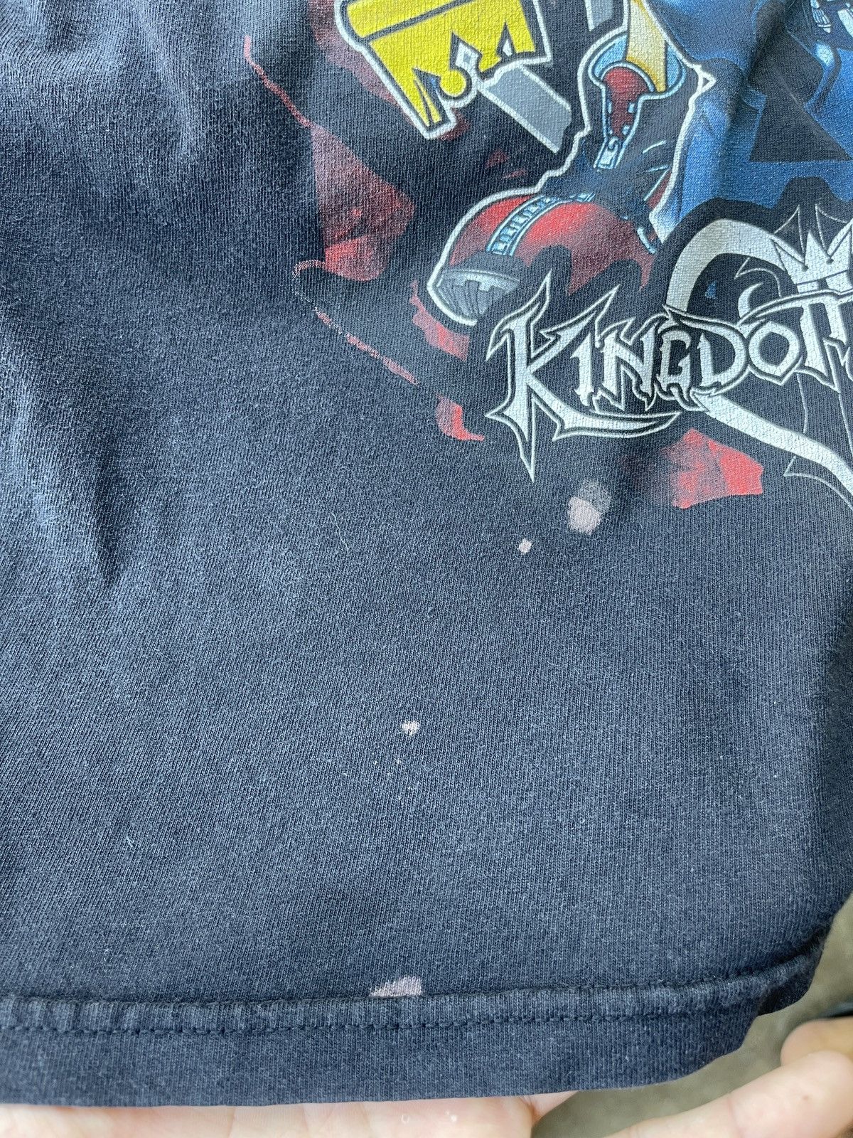 Beauty Beast Vintage y2k Disney🔥KINGDOM HEARTS🔥Full PRINT Faded Tee Size US L / EU 52-54 / 3 - 9 Thumbnail