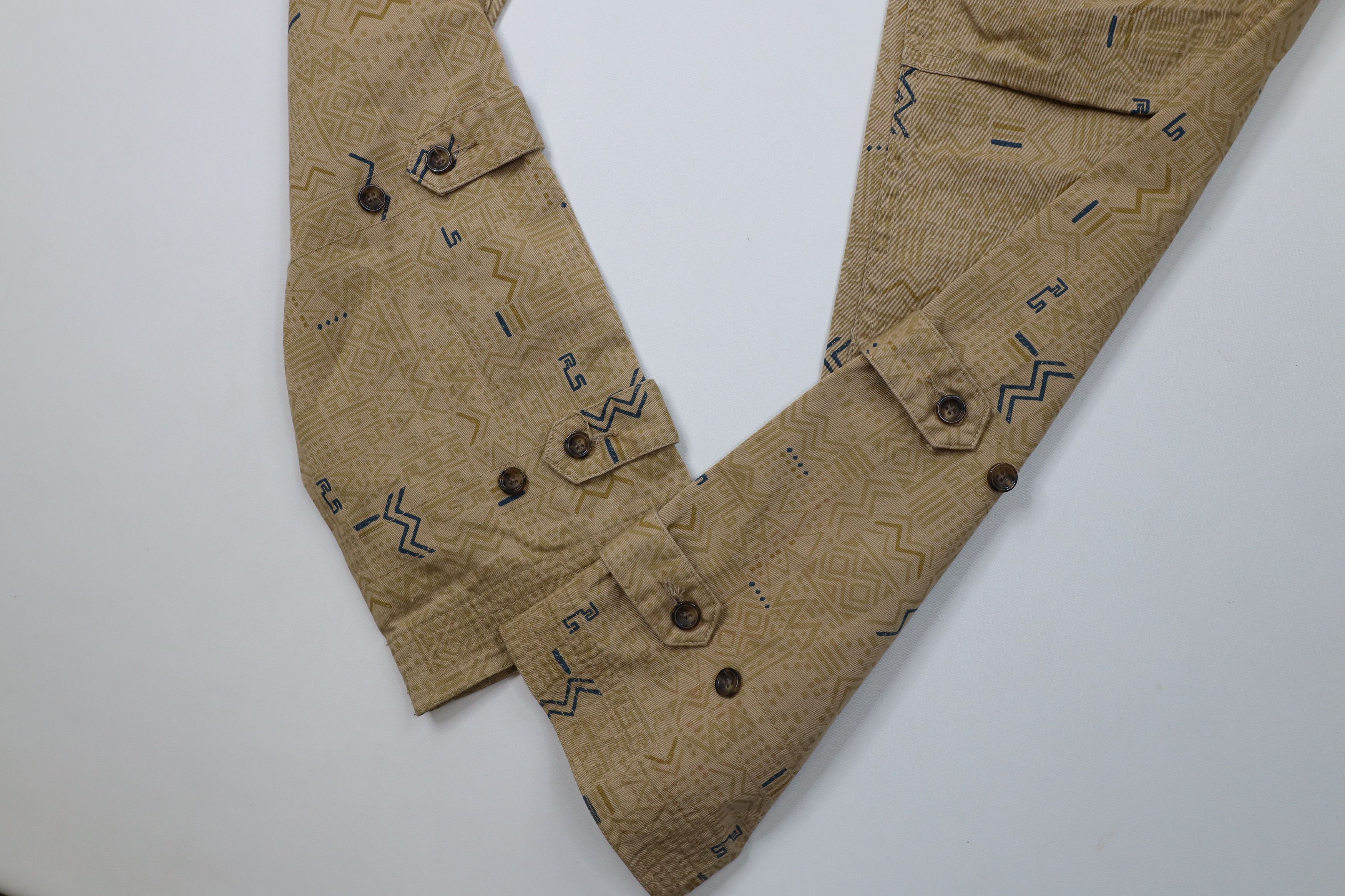 ROCKSMITH Rocksmith Geometric Strap Skateboard Cargo Pants Beige Size US 38 / EU 54 - 5 Thumbnail