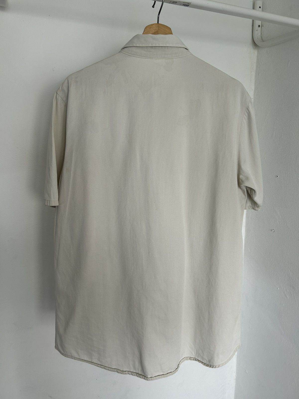 Helmut Lang Ss96 archive contrast colorblock cotton canvas workshirt Size US L / EU 52-54 / 3 - 2 Thumbnail