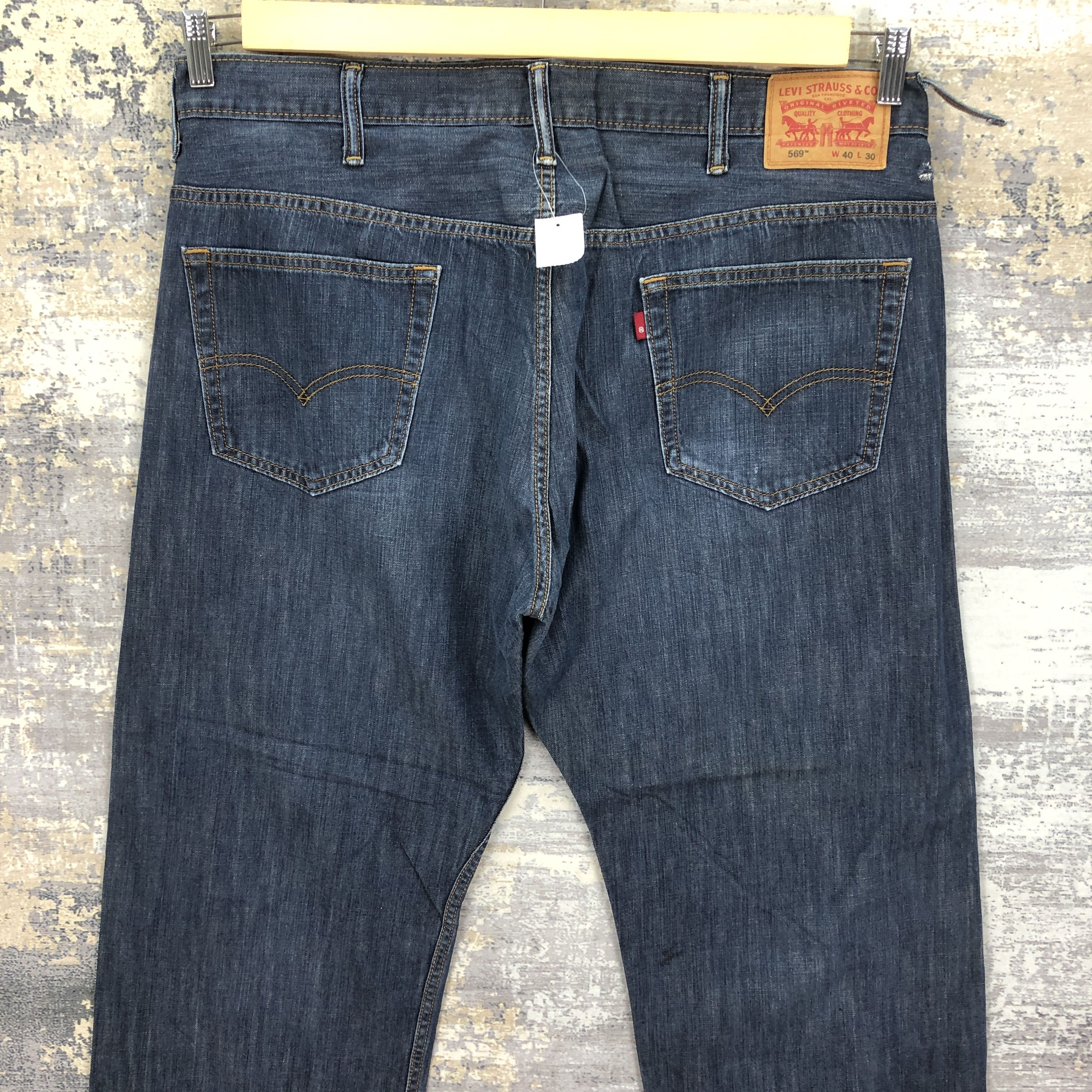 Levi's Vintage Y2K Levis 569 Baggy Jeans Levis Loose Straight Denim Size US 40 / EU 56 - 4 Thumbnail