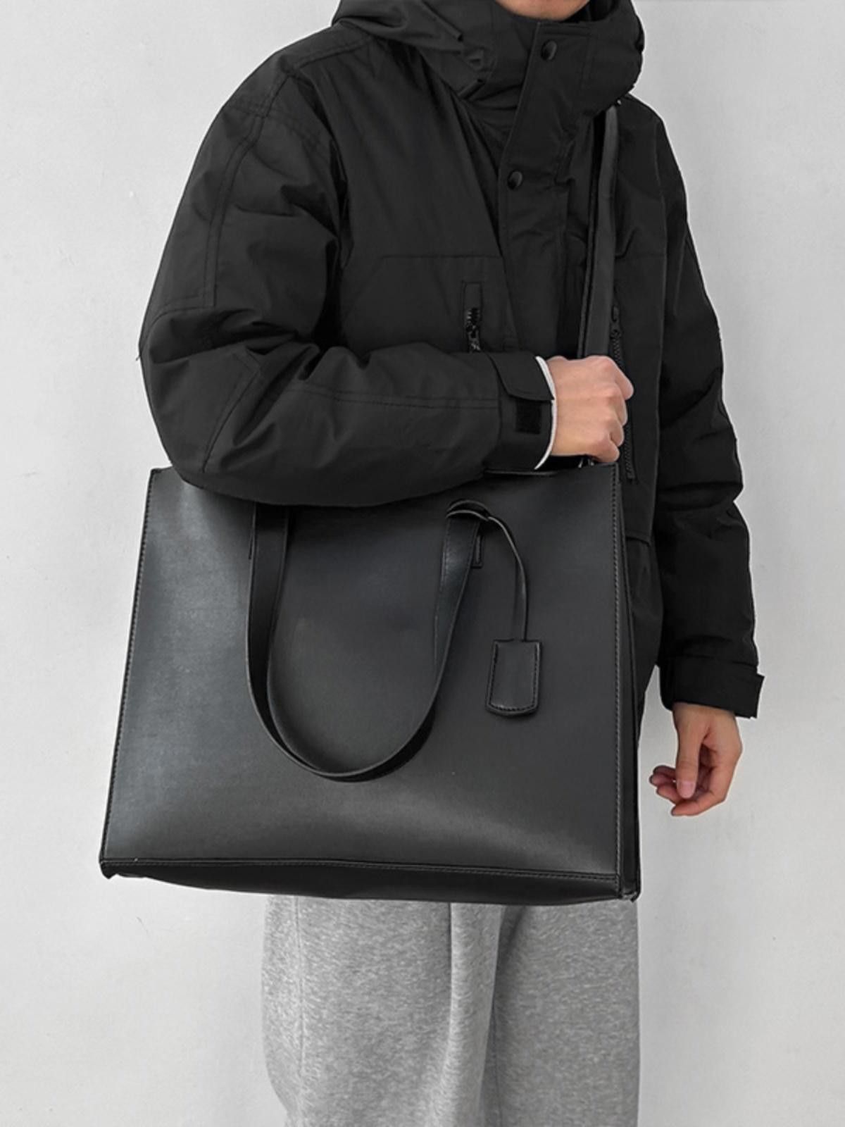 Other Stylish Black Tote Bag - Versatile and Modern Design Size ONE SIZE - 1 Thumbnail