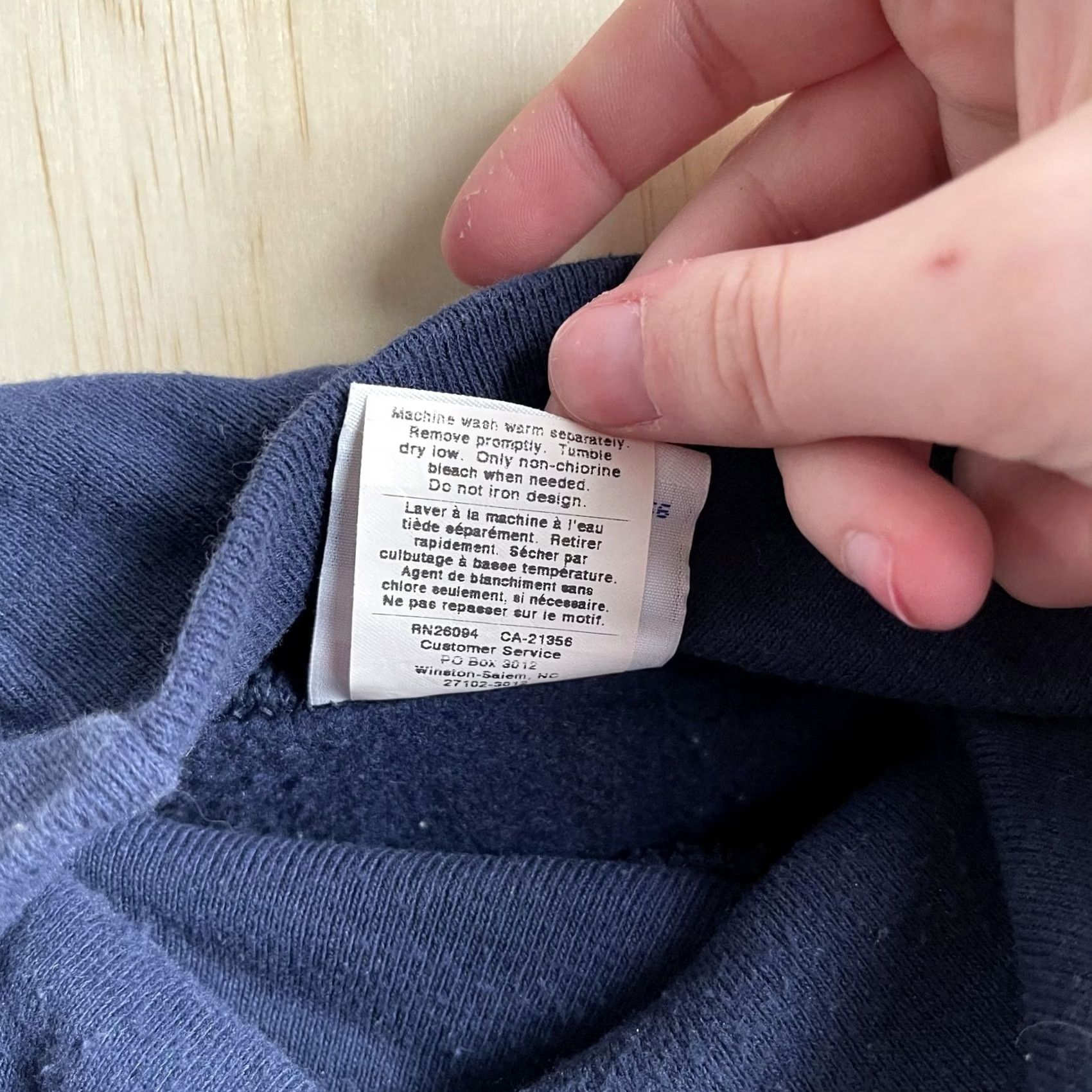 Champion VINTAGE Champion Sweatshirt Mens M Blue Fleece Mock Neck Pullover Size US M / EU 48-50 / 2 - 4 Thumbnail