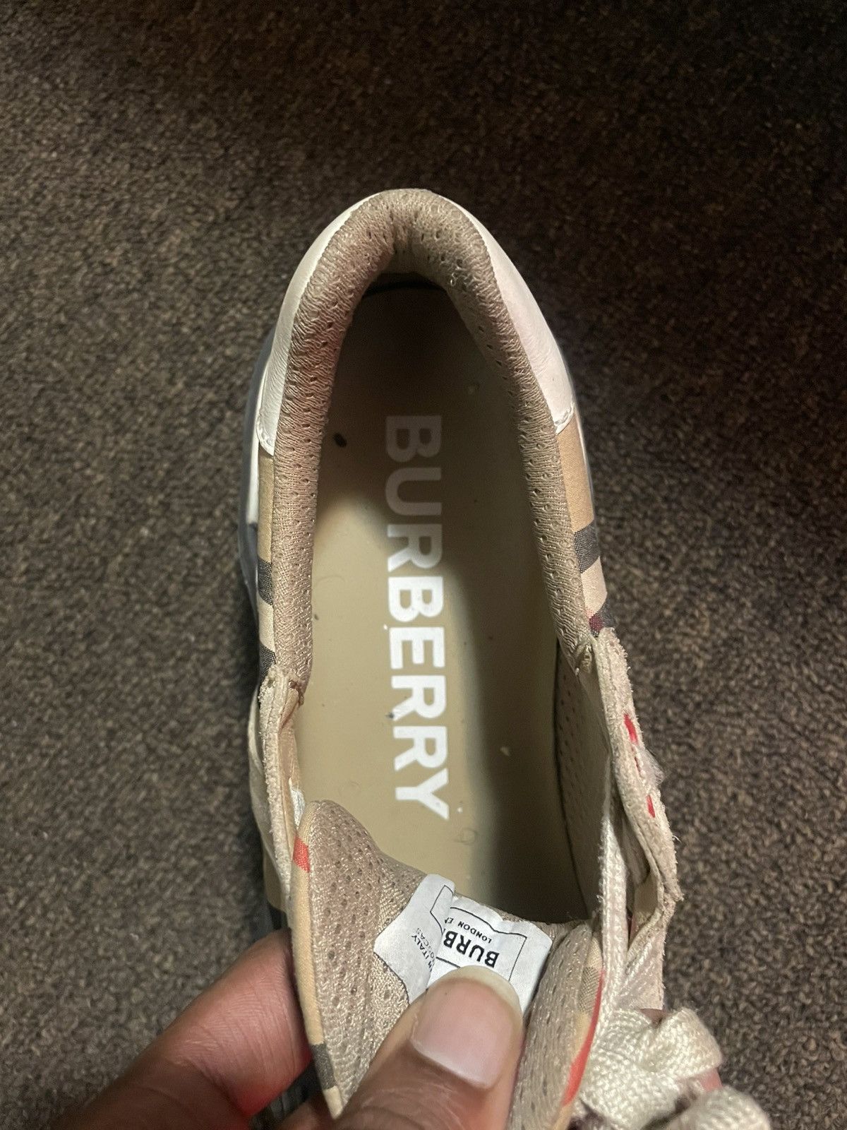 Burberry Burberry ramsey vintage suede leather sneaker Size US 9 / EU 42 - 3 Thumbnail