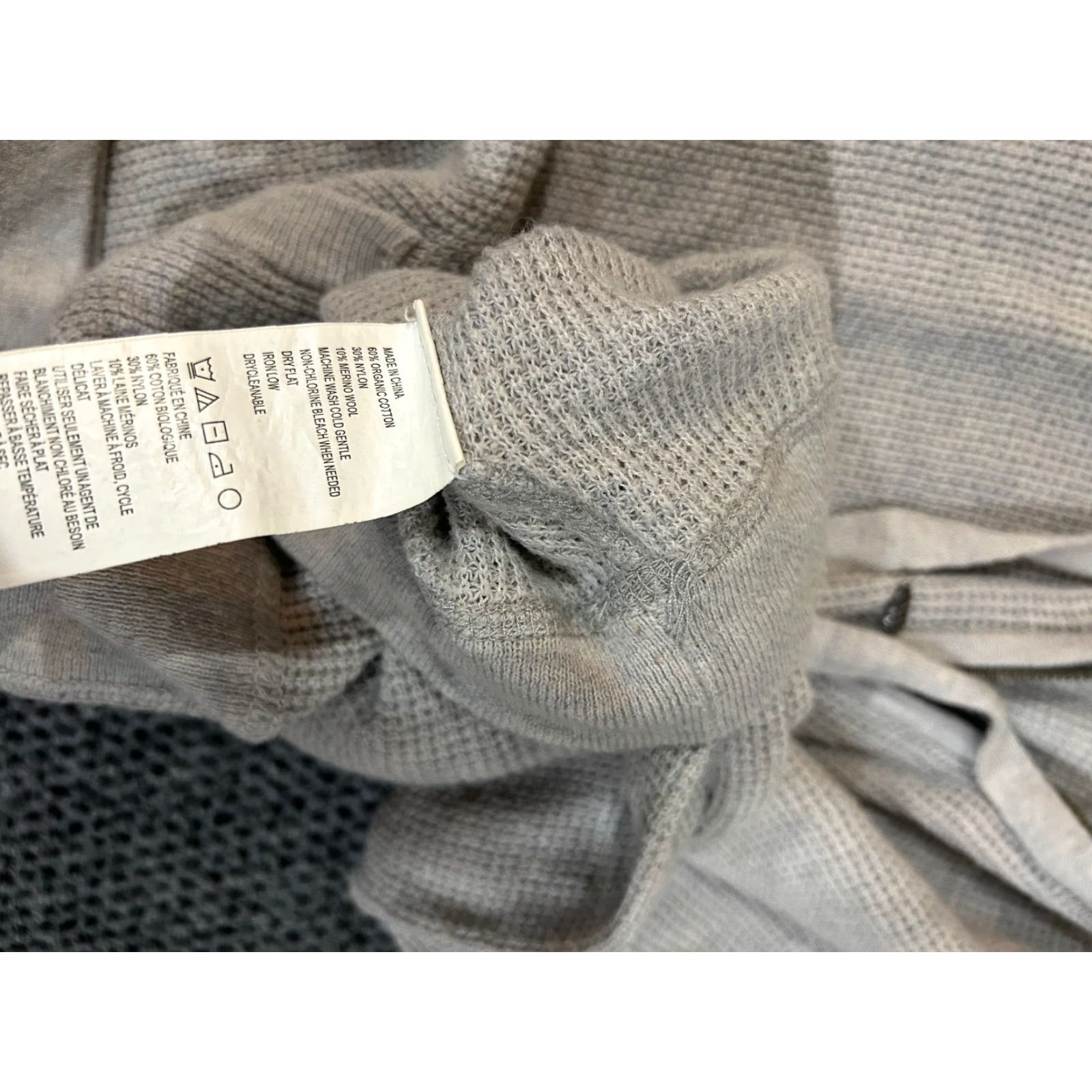Prana prAna Hoodie Women L Gray Knit Cowl Neck Pullover 1/4 Zip Long Sleeve Casual Outdoor Winter Fall Spring Size L / US 10 / IT 46 - 6 Thumbnail