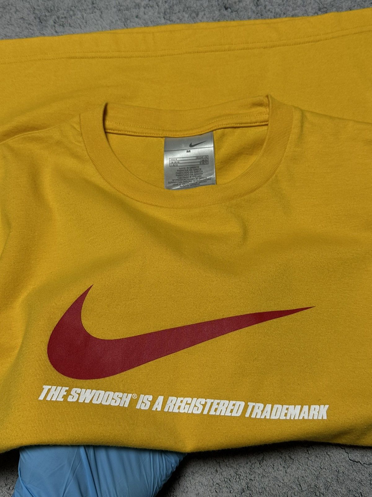 Nike × Vintage Nike Vintage Center Big Swoosh T-Shirt Size US M / EU 48-50 / 2 - 5 Thumbnail
