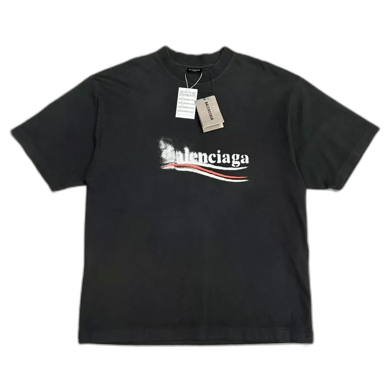 Balenciaga Balenciaga Graphic TShirt in Black Color-2506 Size US S / EU 44-46 / 1 - 1 Thumbnail
