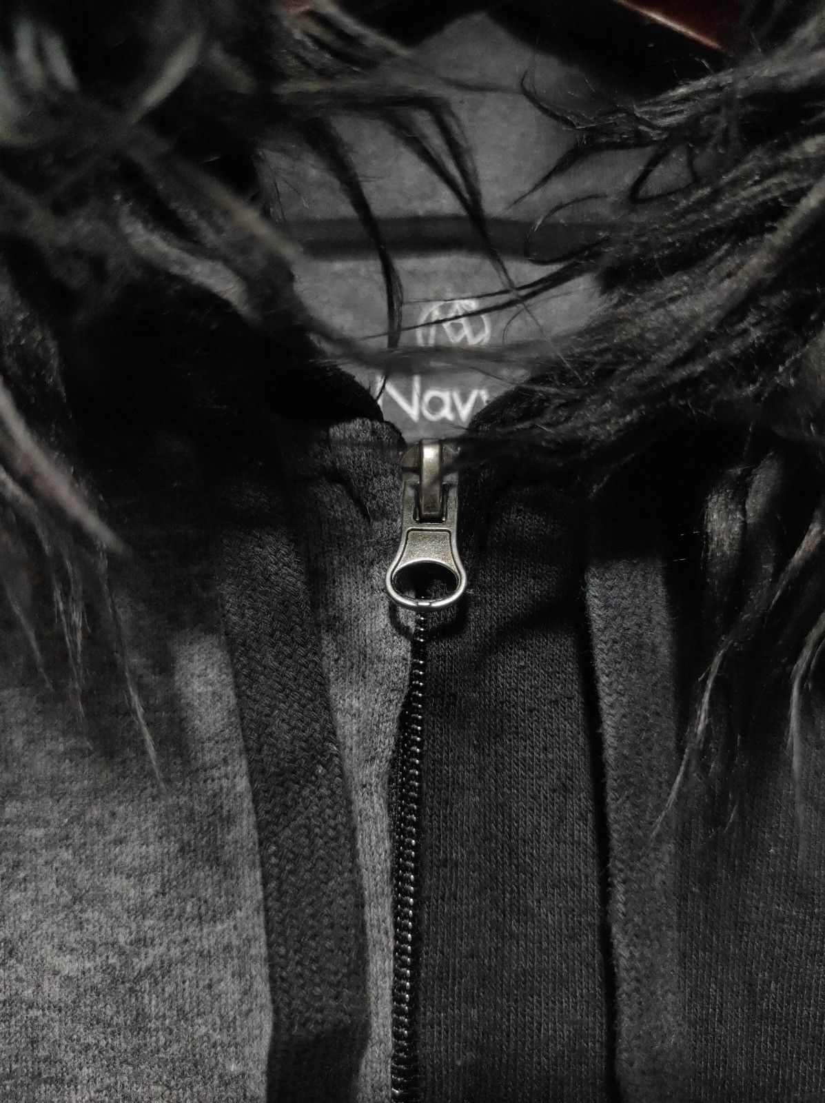 Japanese Brand Navy zip fur hoodie ifsix LGB style Size US M / EU 48-50 / 2 - 4 Thumbnail