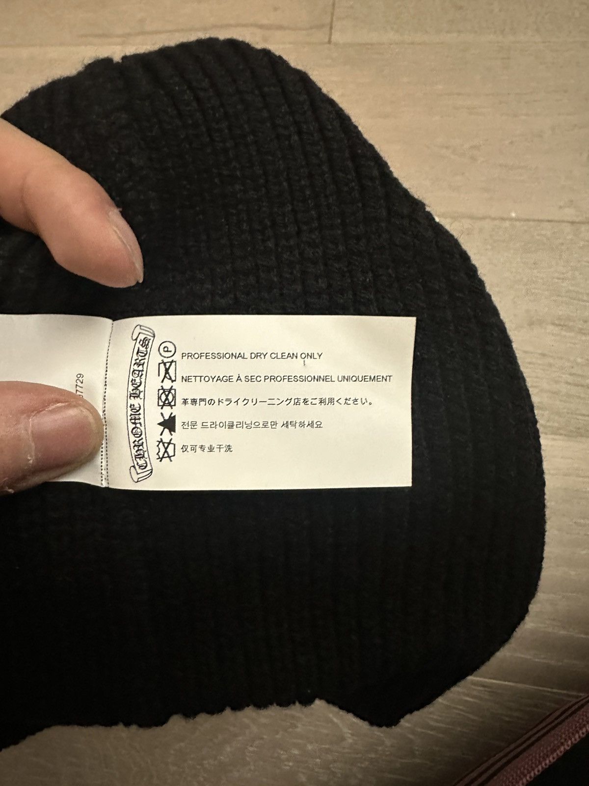 Chrome Hearts Chrome Hearts Triple Cross Patch With Sliver Cashmere Beanie Size ONE SIZE - 7 Thumbnail