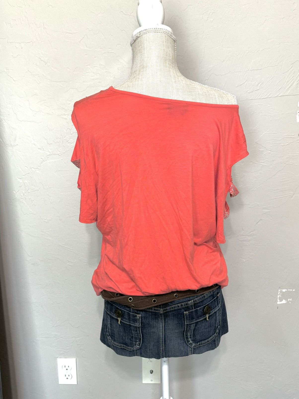 Bebe Bebe Y2K Pink Shirt Rhinestone Women’s Top Size 2X Size XXL / US 16-18 / IT 52-54 - 4 Thumbnail