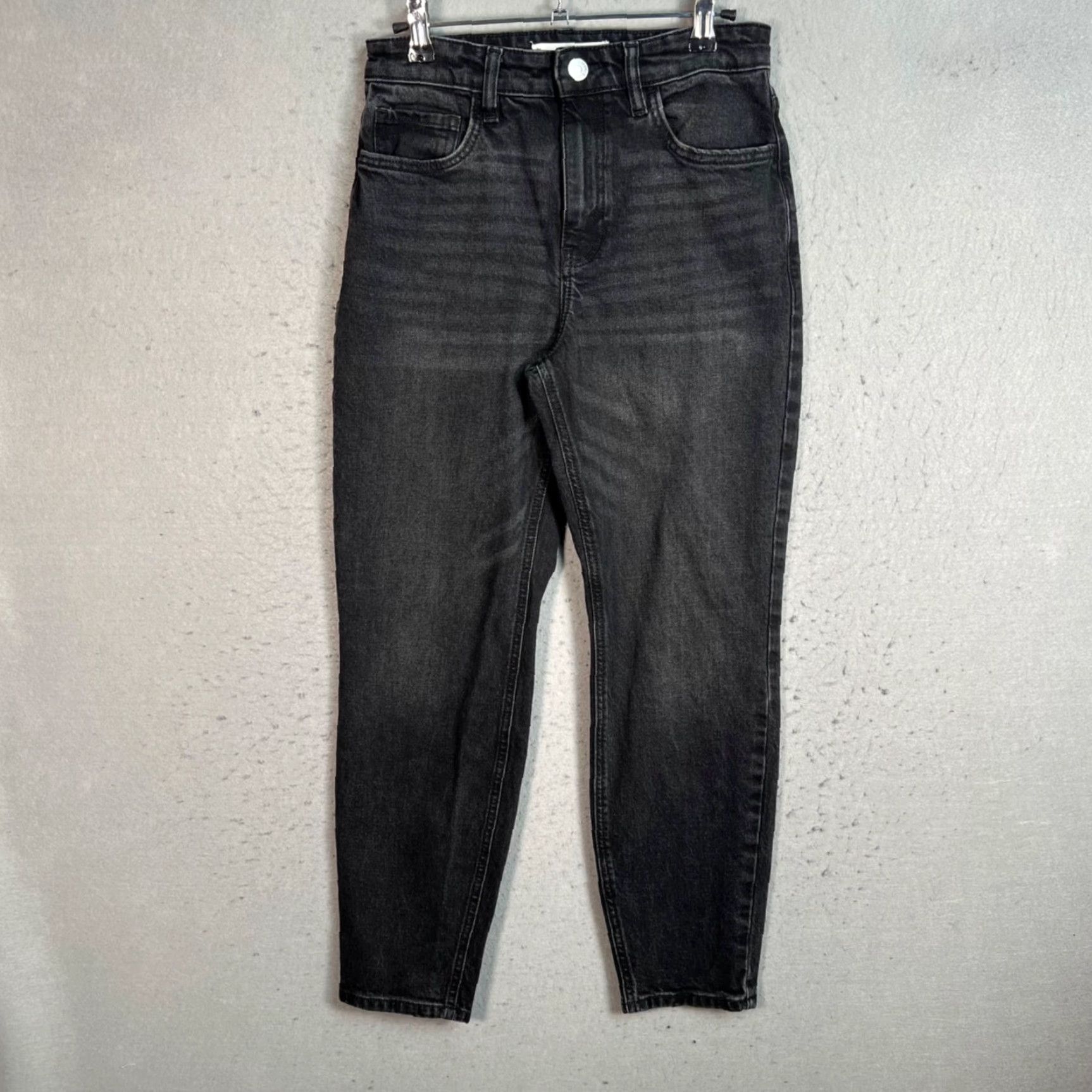 Mango Mango Jeans Main Selling Point: High-Waist Black Denim Slim Fit Women's Size 4 5-Pocket Cotton Blend Cotton Inseam 27 in 26 in Size 27" / US 4 / IT 40 - 2 Thumbnail