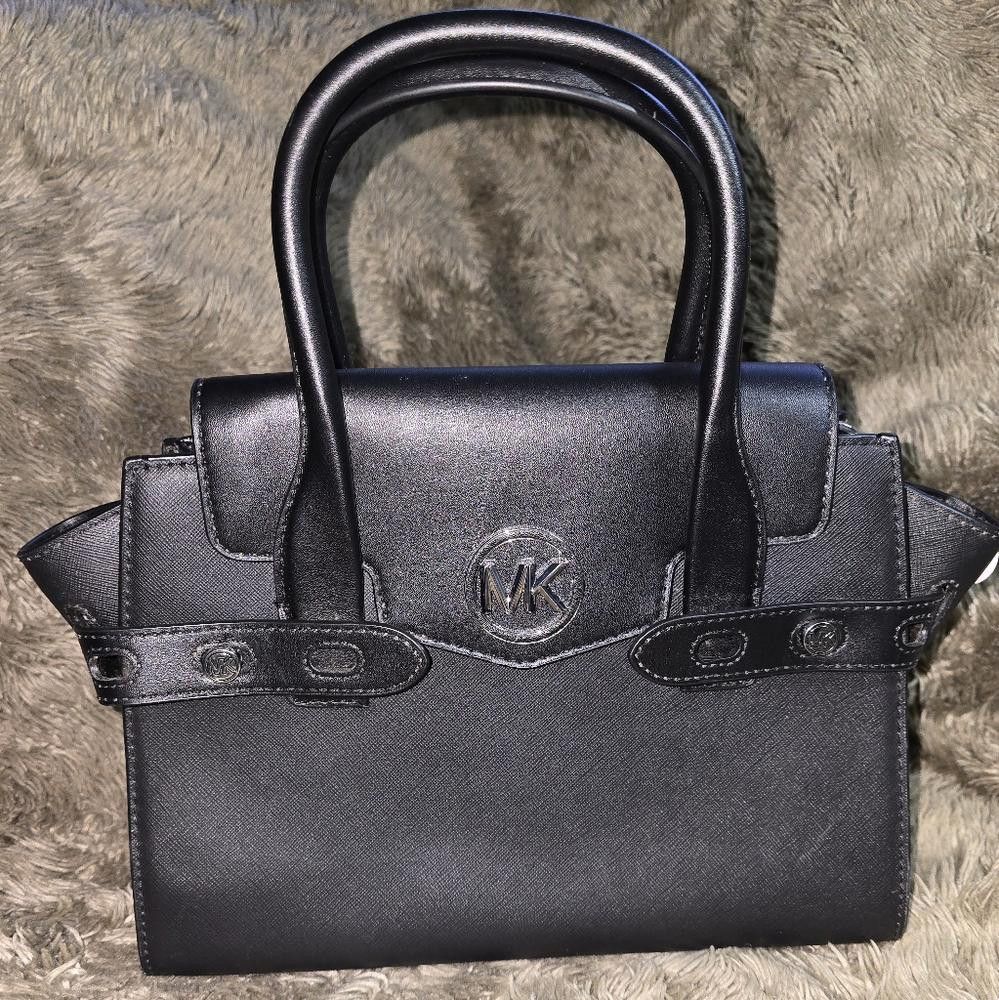 Michael Kors Michael Kors Carmen Medium Belted Satchel Size ONE SIZE - 1 Thumbnail