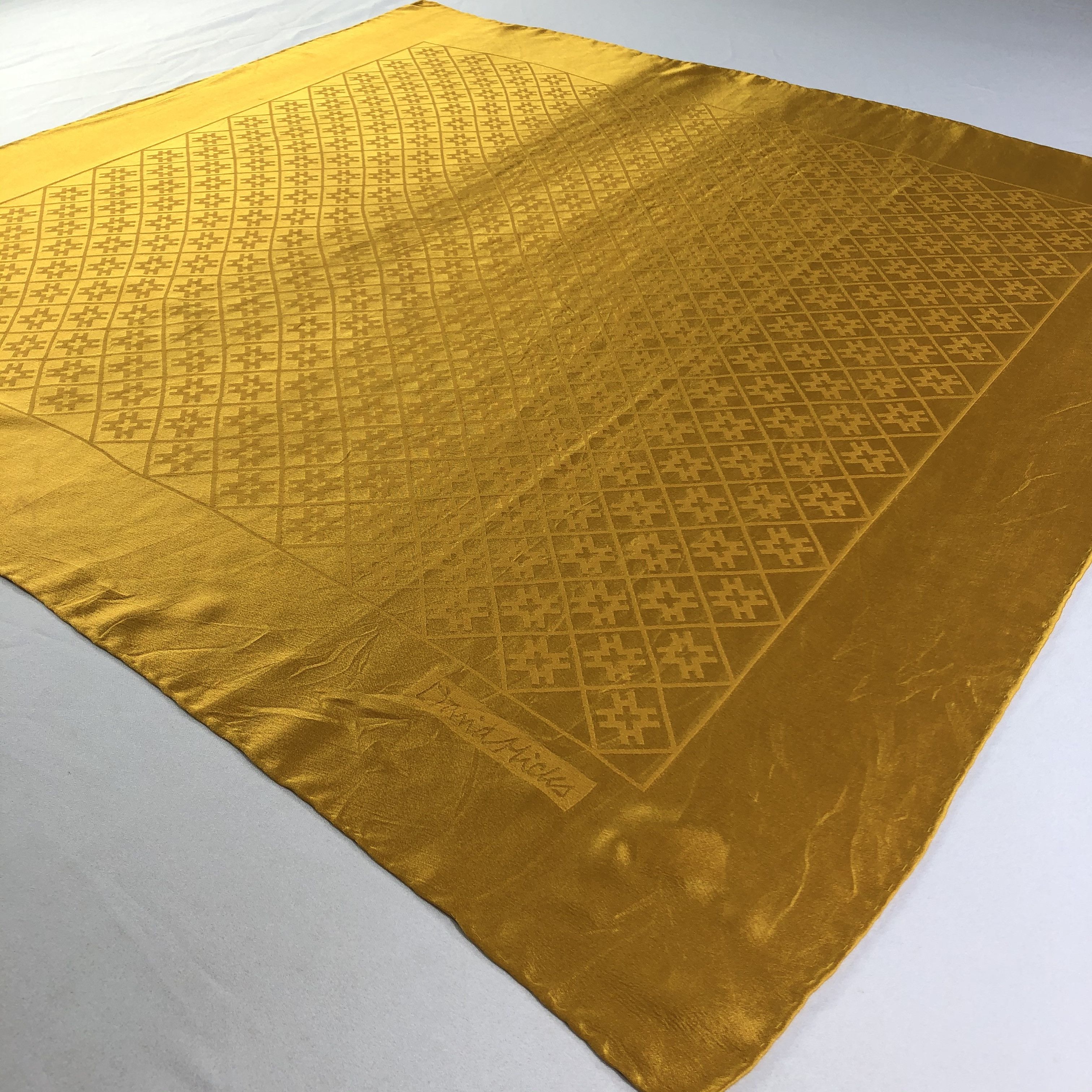 Vintage Vintage David Hicks Silk Scarf Size ONE SIZE - 3 Thumbnail