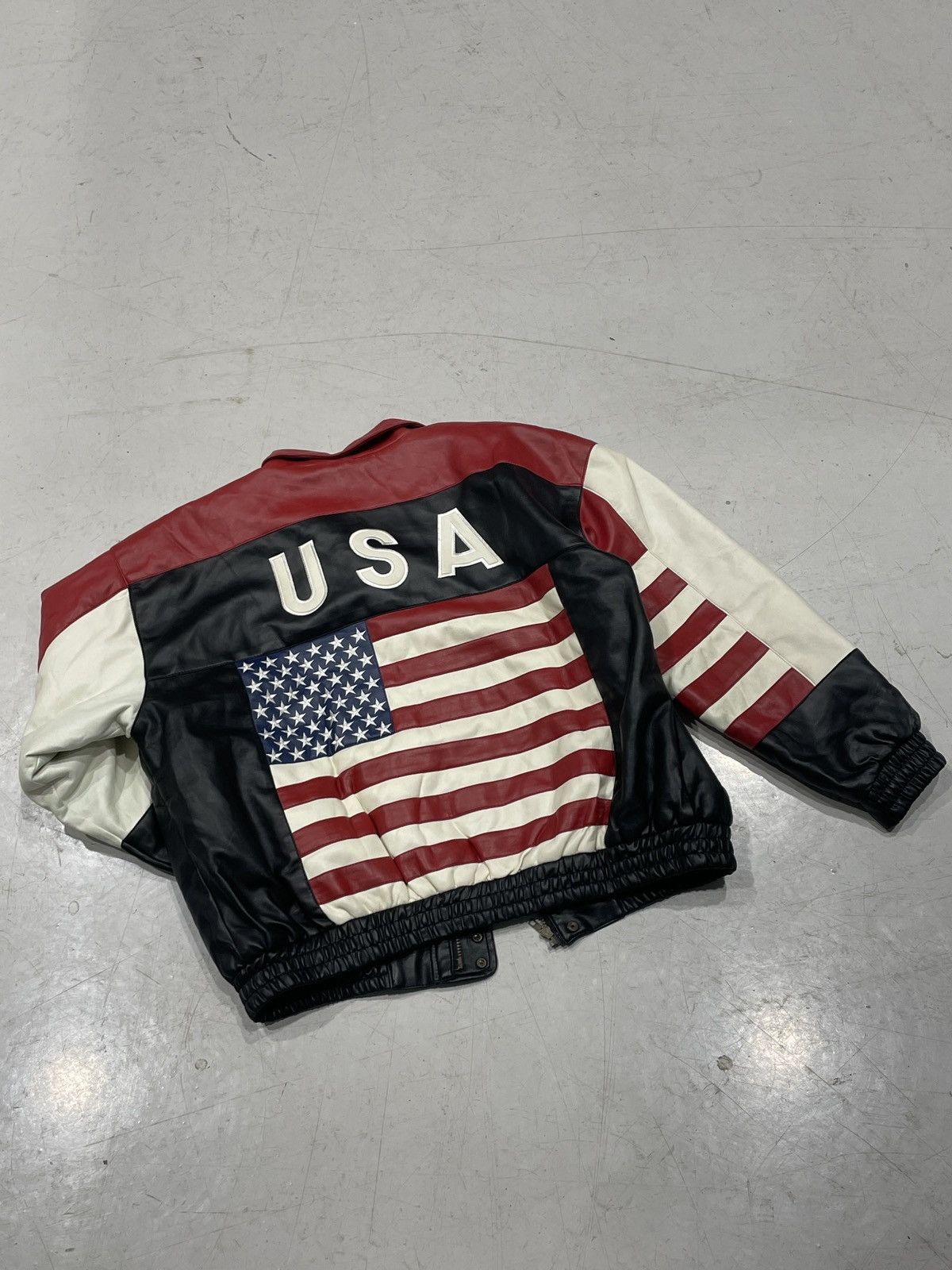 Danier 90s American Leather Varsity Jacket Size US L / EU 52-54 / 3 - 6 Thumbnail