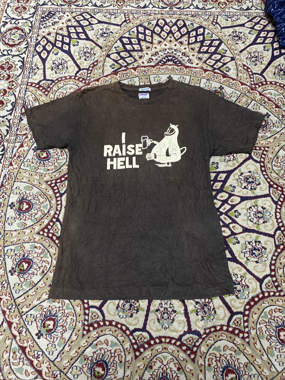 Japanese Brand × Warehouse Warehouse Matsuya T-shirt Sunfaded Size US S / EU 44-46 / 1 - 1 Thumbnail