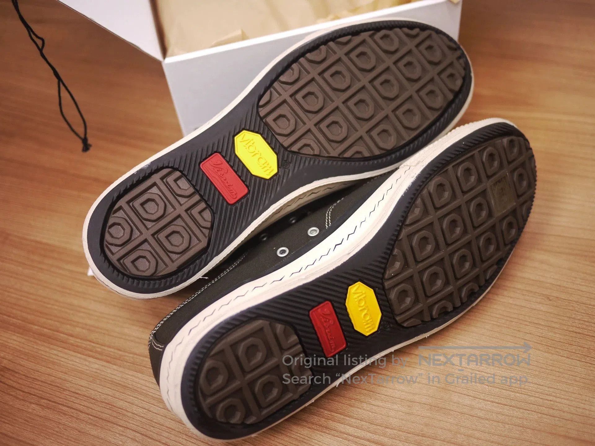 Visvim Black Low-Top Canvas Sneakers Size 12. Size US 12 / EU 45 - 7 Thumbnail