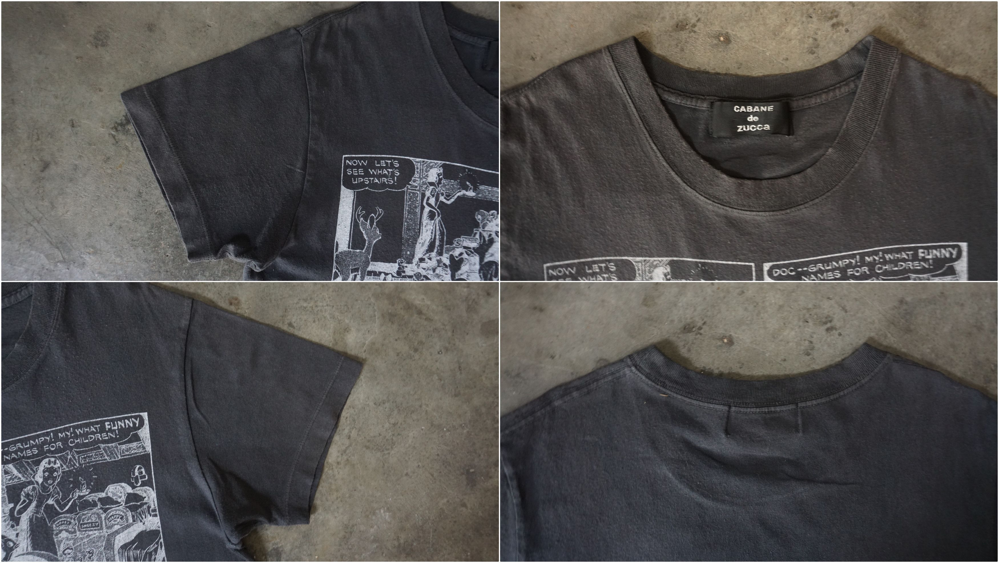 CABANE de ZUCCa Zucca Snow White Comic Tshirt Size US S / EU 44-46 / 1 - 6 Thumbnail