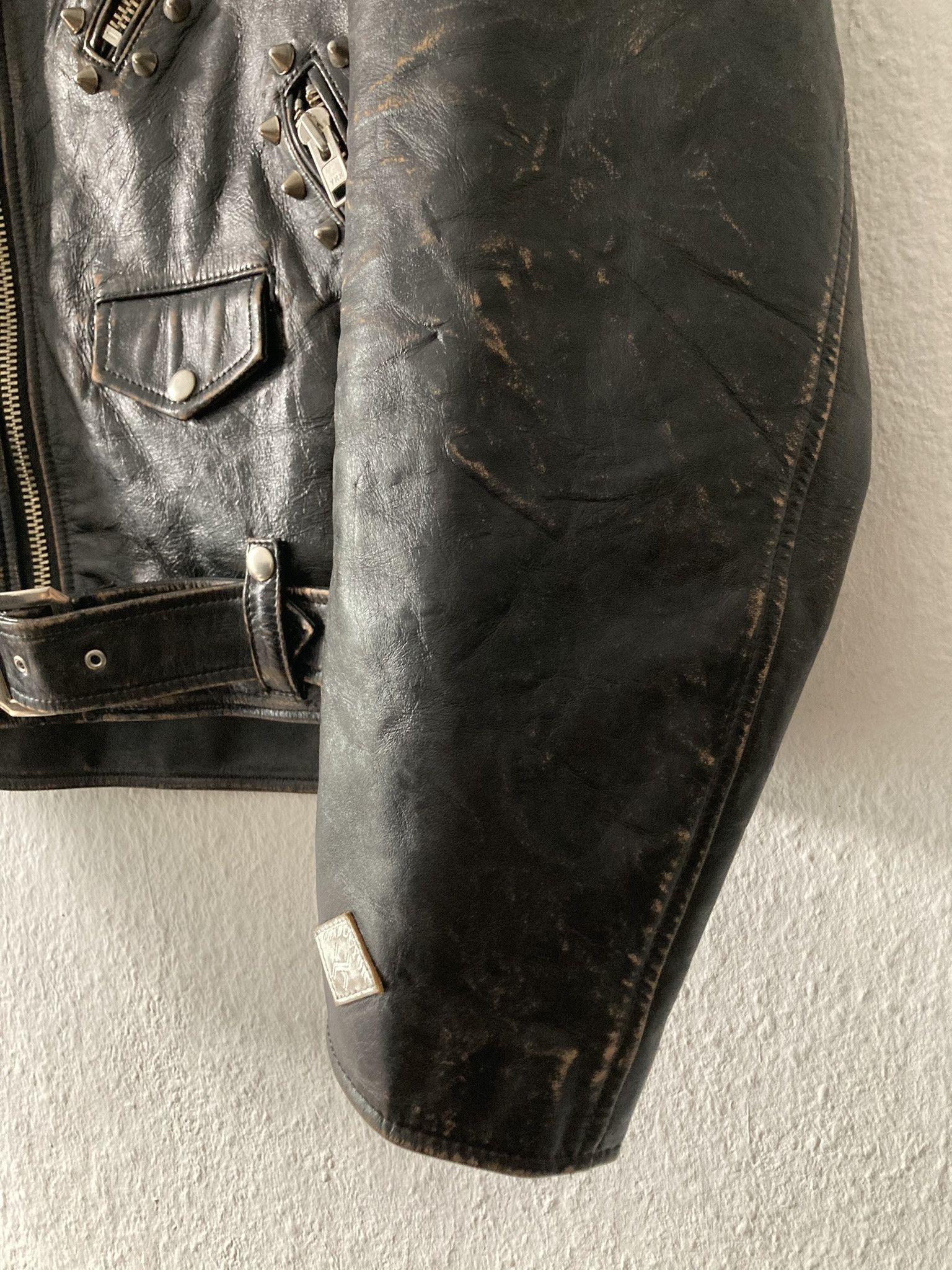 Blackmeans Blackmeans Ltd. Edition Sid Vicious Biker Leather Jacket XL Size US XL / EU 56 / 4 - 5 Thumbnail