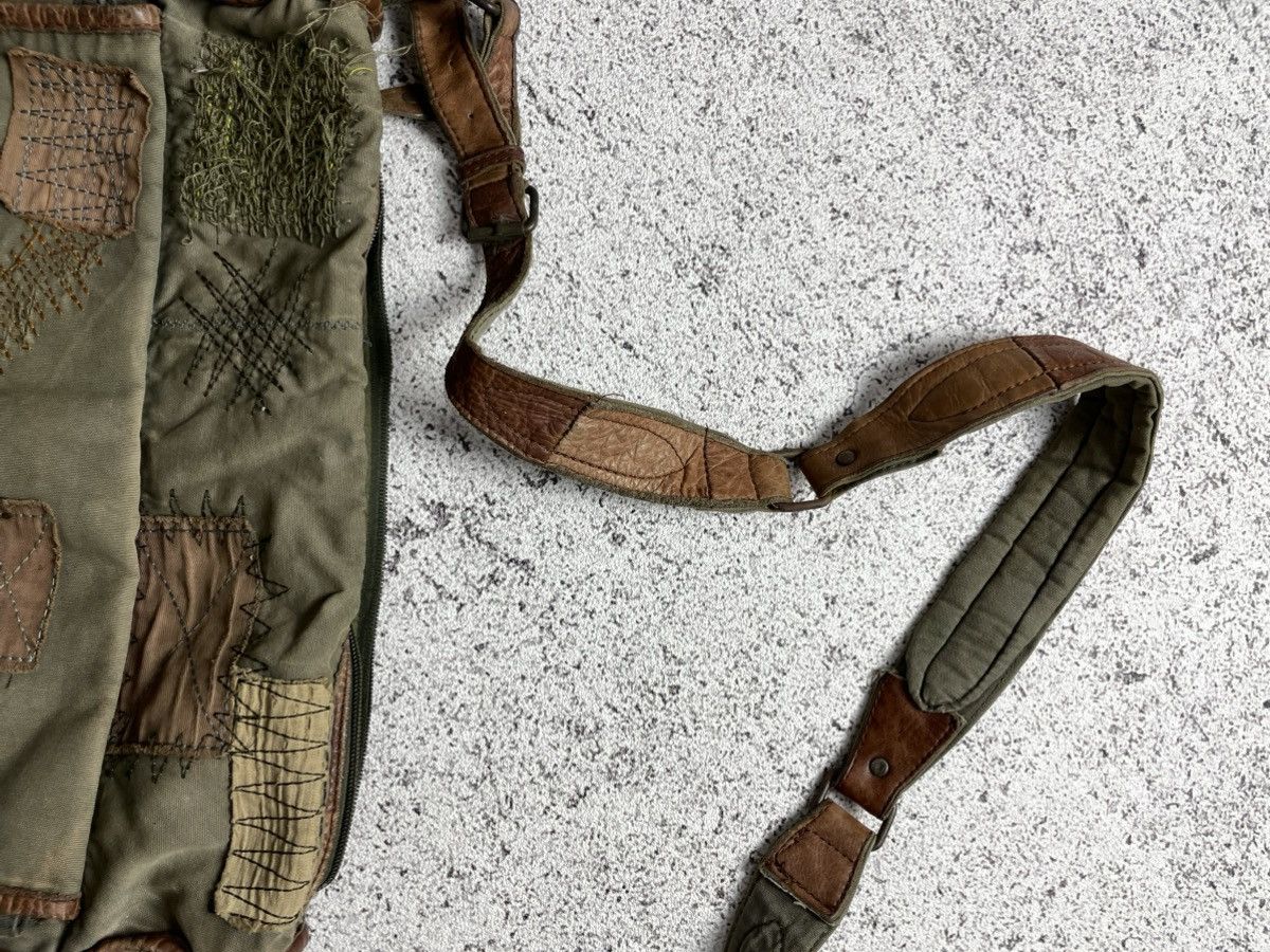 Kapital 2000s Gosh Military Patchwork Sashiko Sling Bag Kapital Styl Size ONE SIZE - 4 Thumbnail