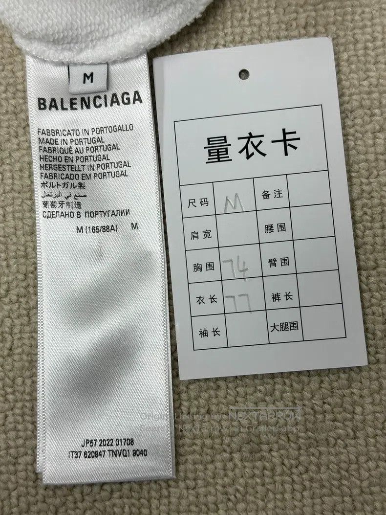 Balenciaga Balenciaga Letter Printed Pullover Long Sleeve Sweatshirt Size US M / EU 48-50 / 2 - 5 Thumbnail
