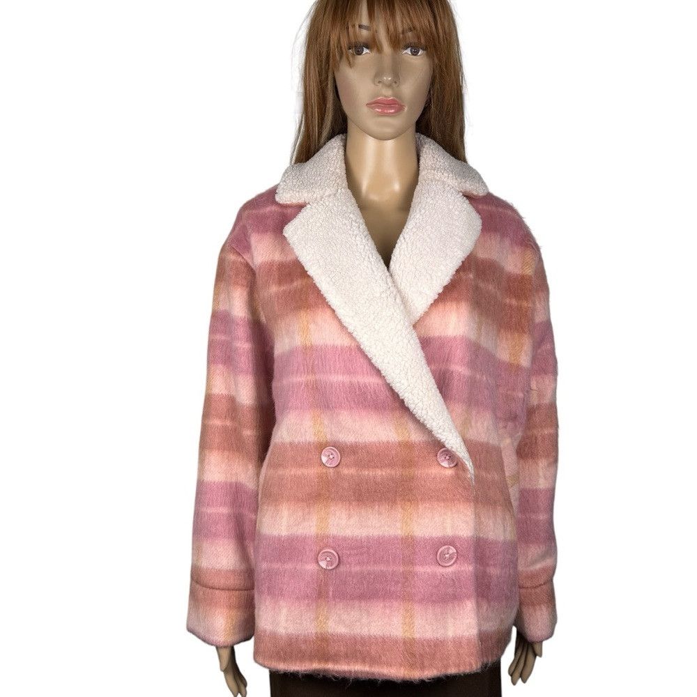 Other NWT New $264 L*space Plaid About You Wool Blend Jacket Size Size XS / US 0-2 / IT 36-38 - 2 Thumbnail