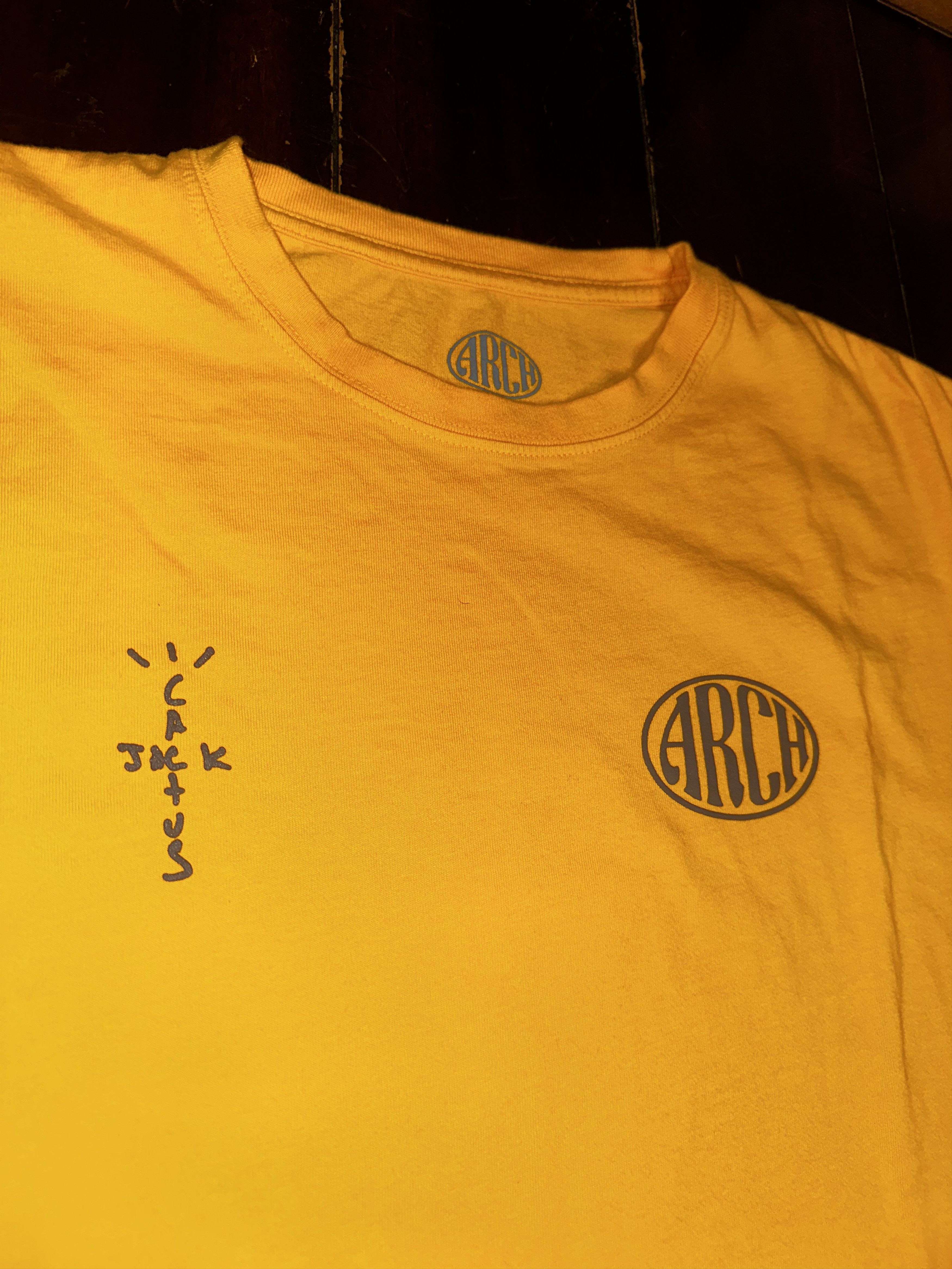 Virgil Abloh Canary Yellow Pyrex T-Shirt | Grailed