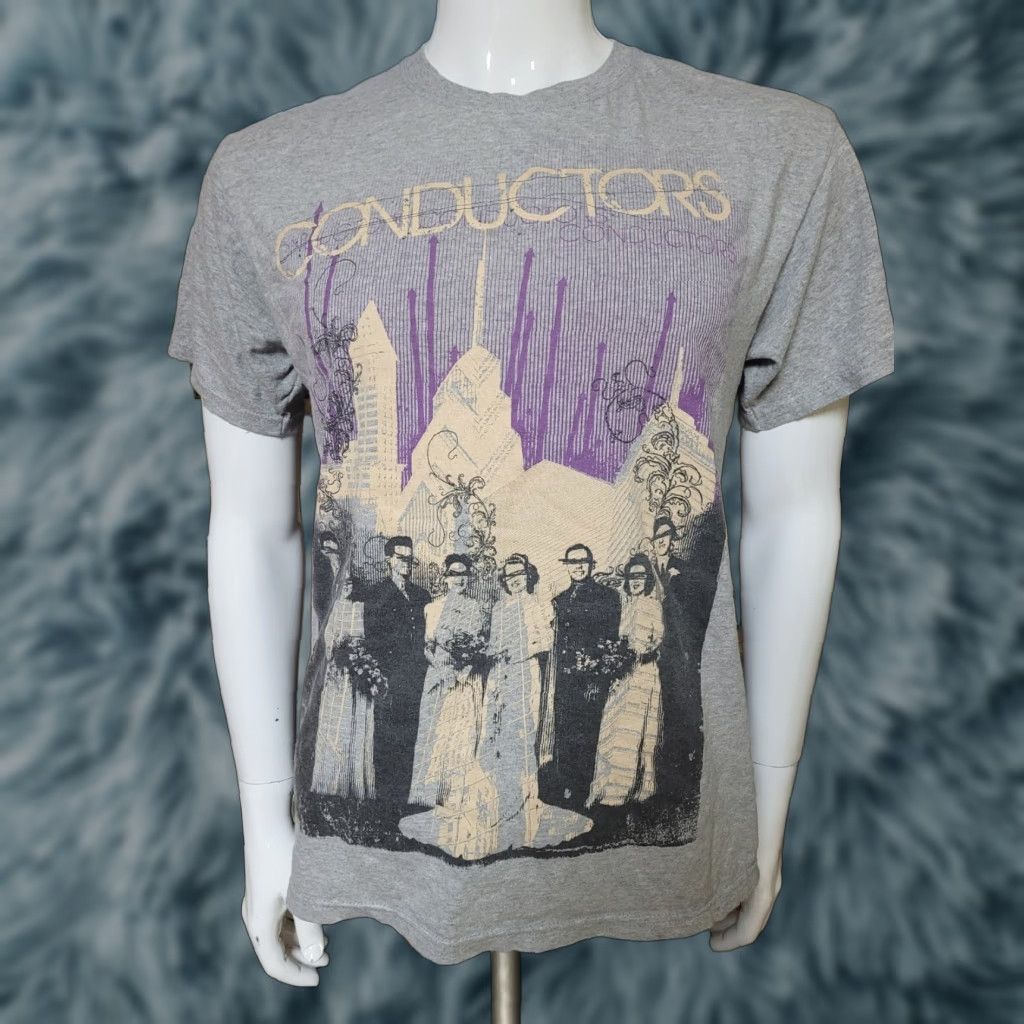 Fruit Of The Loom Conductors T Shirt Madison Wisconsin Indie Rock Emo GRAPHIC TEE Men Small Gray Pullover Short Sleeve Fruit of the Loom Size US S / EU 44-46 / 1 - 1 Thumbnail