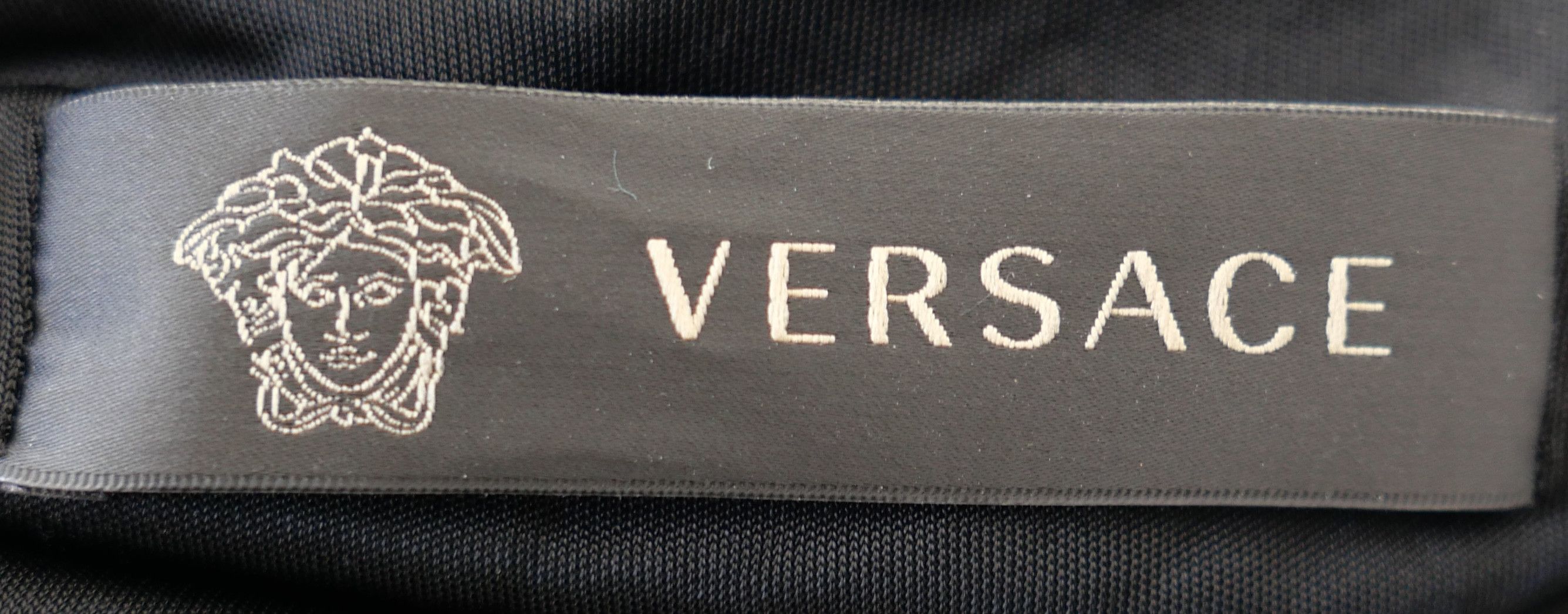 Versace Versace Medusa Button Draped Dress Size S / US 4 / IT 40 - 5 Thumbnail