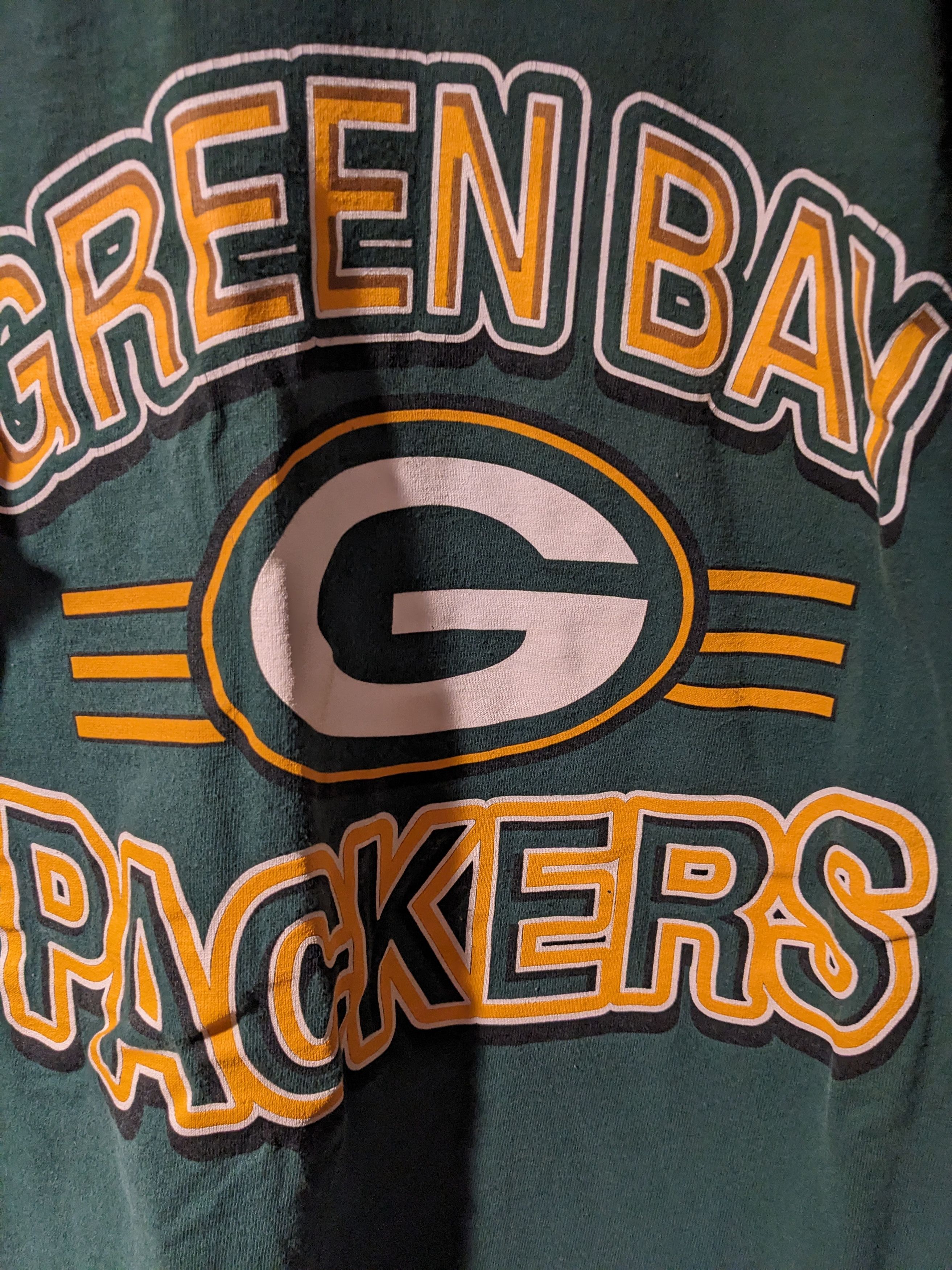 NFL × Vintage Vintage 90s Green Bay Packers NFL BOYS 14/16 T-Shirt Size US M / EU 48-50 / 2 - 2 Thumbnail