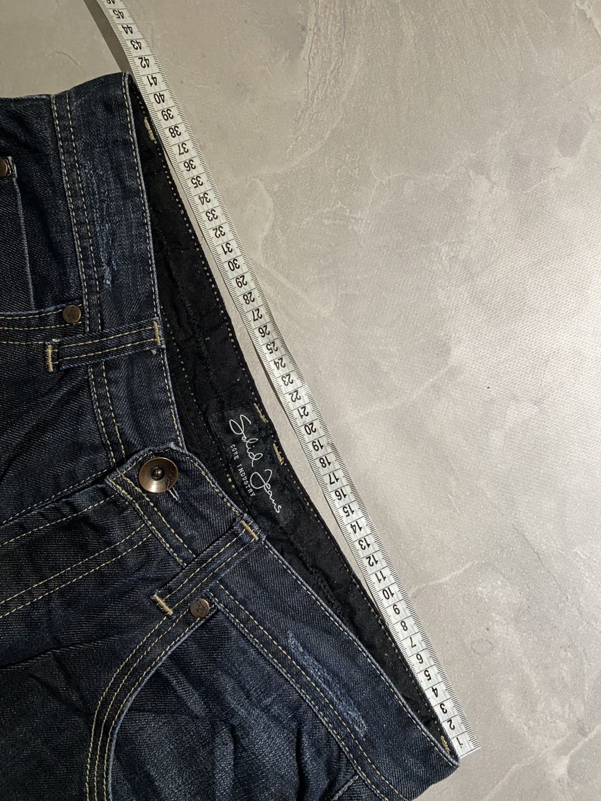 Japanese Brand Heavy Washed Darkwear Slim / Avant Garde Number Nine Style Size US 32 / EU 48 - 10 Thumbnail