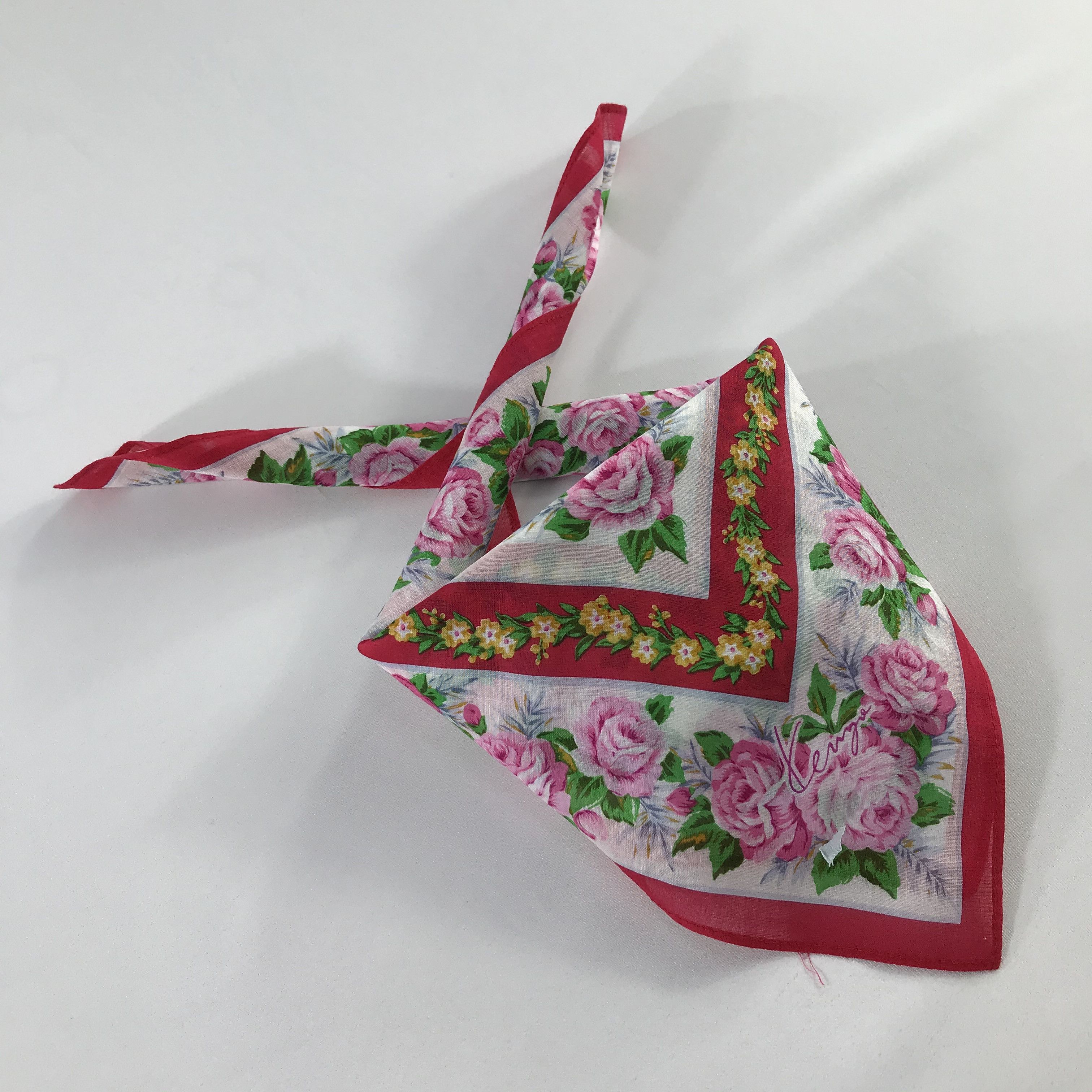 Kenzo × Vintage Kenzo Bandana / Handkerchief / Neckerchief - S740 Size ONE SIZE - 4 Thumbnail