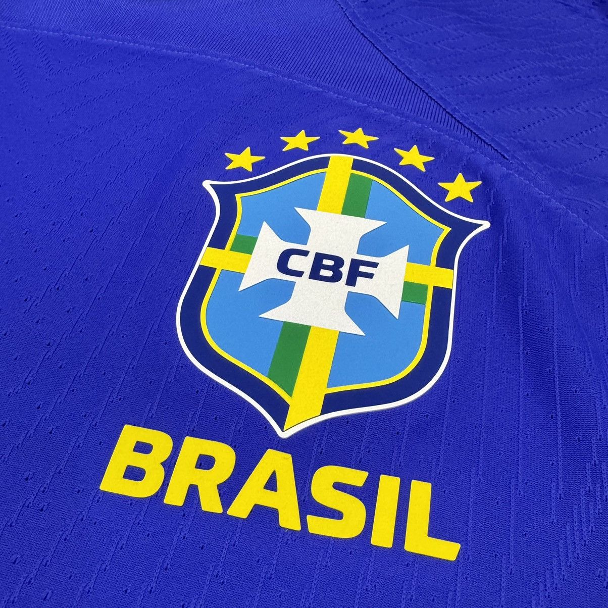 Nike Brazil WC2022 player issue away shirt #17 Bruno G. Size US XL / EU 56 / 4 - 5 Thumbnail