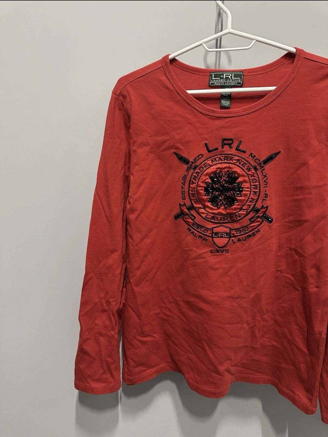 Hysteric Glamour Ralph Lauren Vintage Longsleeve Chief Keef Japanese Warrior Size L / US 10 / IT 46 - 4 Thumbnail