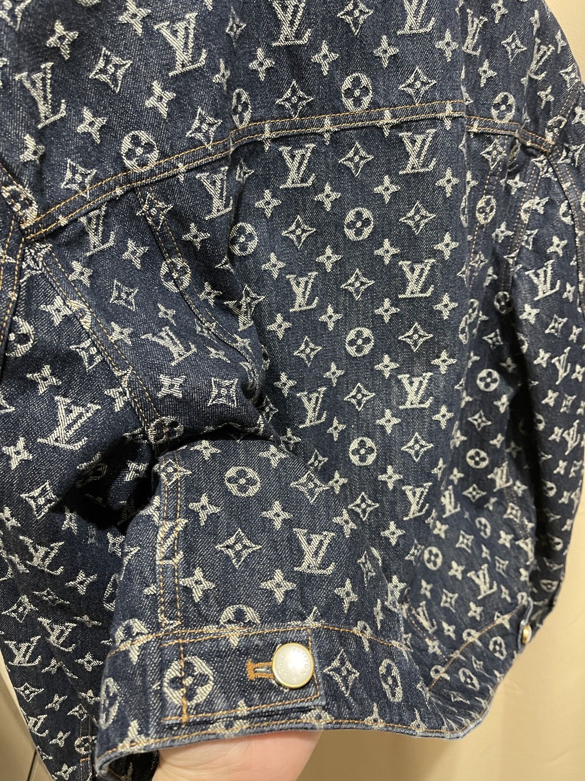 Louis Vuitton Louis Vuitton x Timberland Monogram Jacquard denim Jacket Size US M / EU 48-50 / 2 - 2 Thumbnail