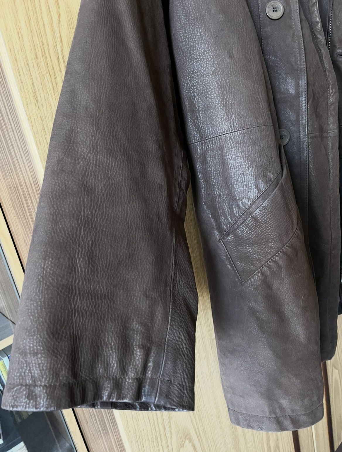 Yves Saint Laurent Rare Vintage Yves Saint Laurent Heavy leather coat Size US L / EU 52-54 / 3 - 4 Thumbnail