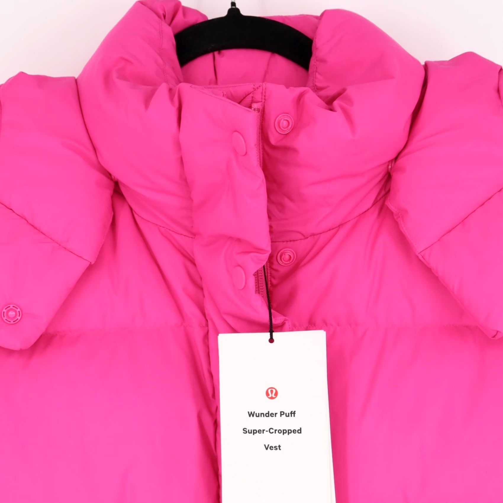Lululemon Lululemon Wunder Puff Vest Size 12 Pink Puffer Hooded NWT Womens Short Sleeveless Down Water Resistant Bodywarmer Snap Button Size XL / US 12-14 / IT 48-50 - 5 Thumbnail