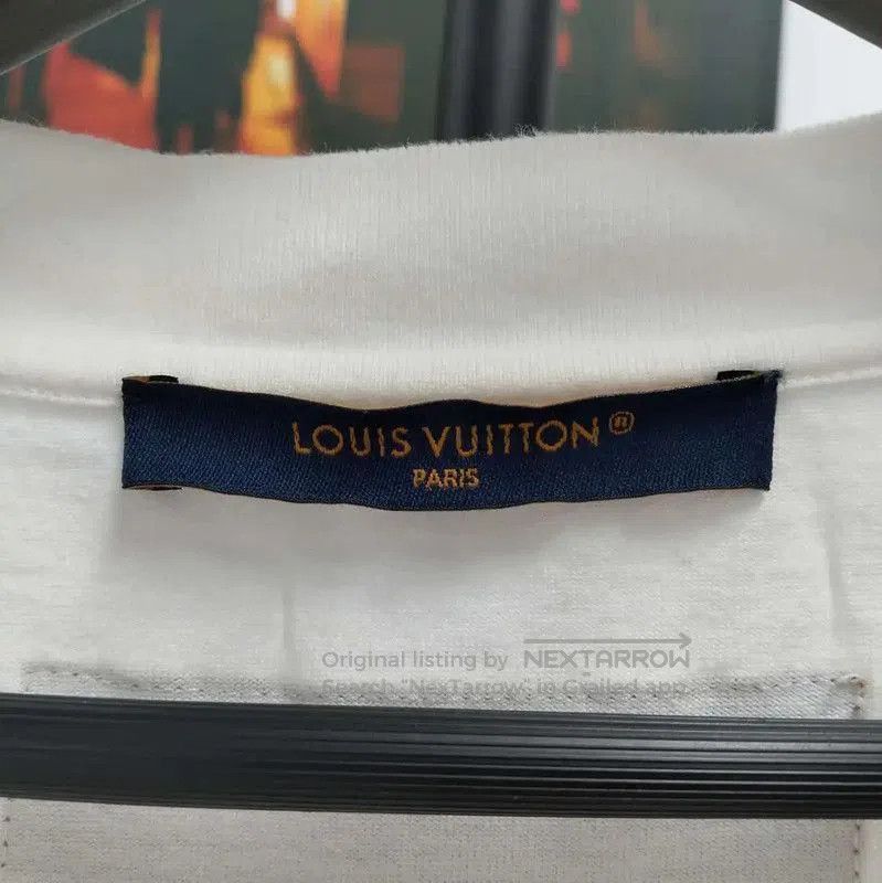 Louis Vuitton Louis Vuitton White Cotton Short Sleeve T-Shirt . Size US S / EU 44-46 / 1 - 3 Thumbnail